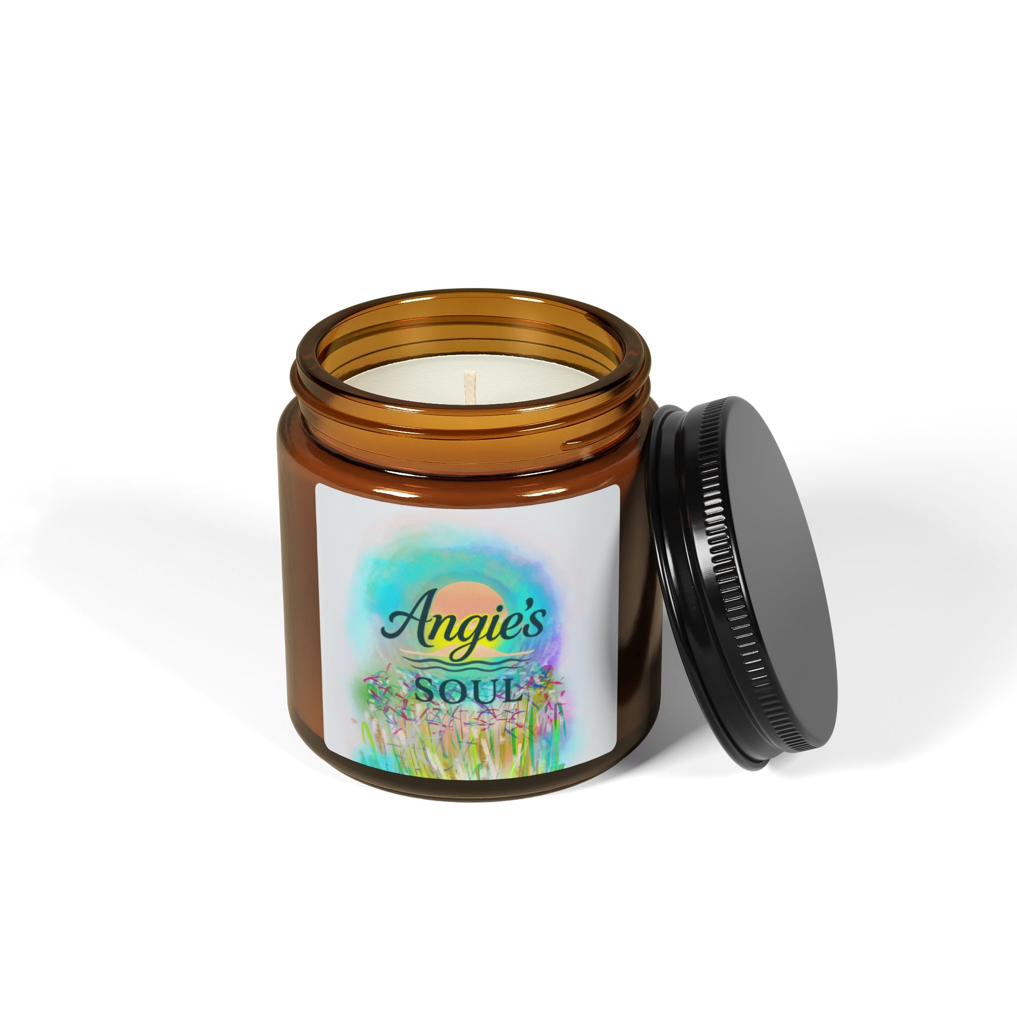 Angie's Soul Scented Soy Candle — Amber Jar (Multi-Size)
