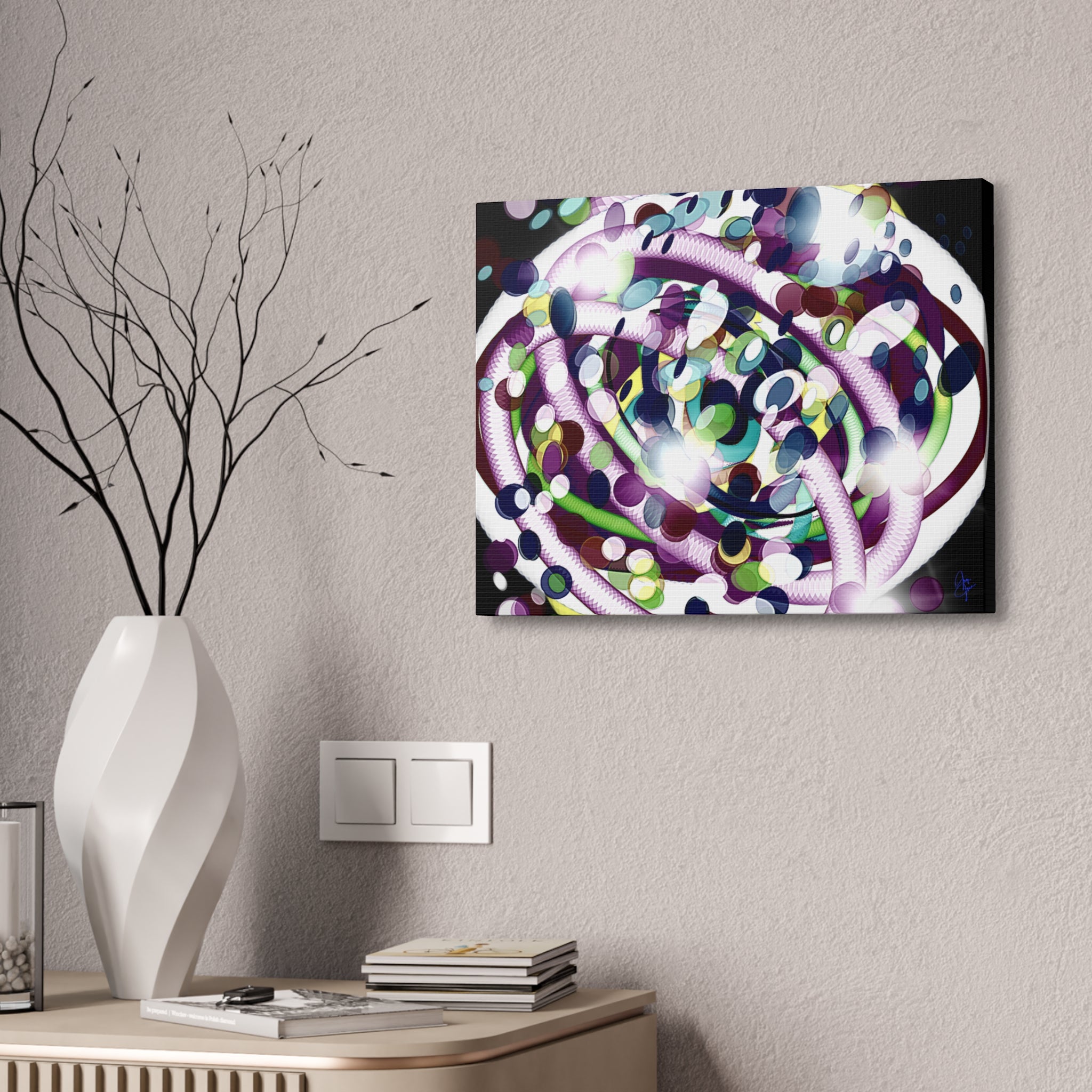 Colorful Wall Canvas Print — Add Color to Your Room