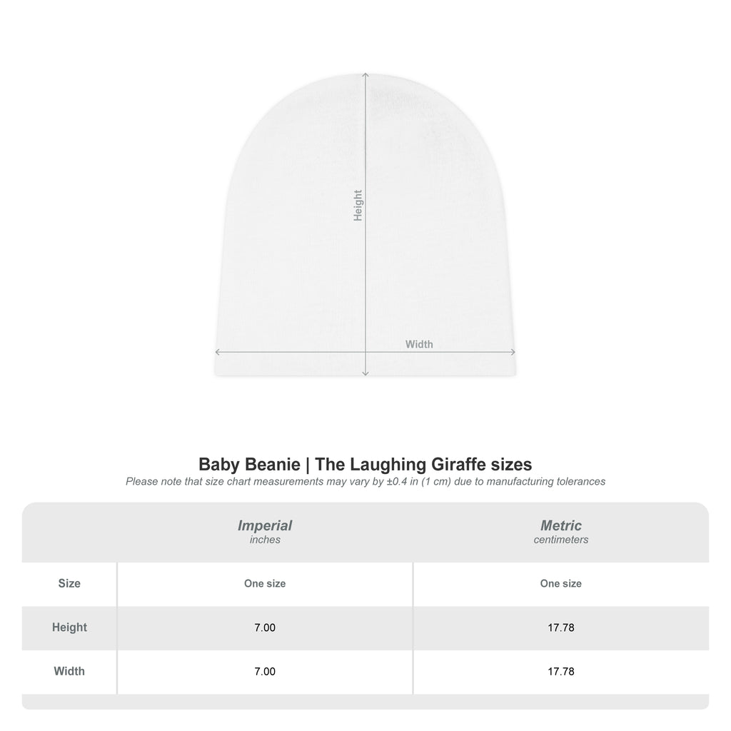 Cute Teddy Bear Baby Beanie – All-Over-Print Newborn Hat