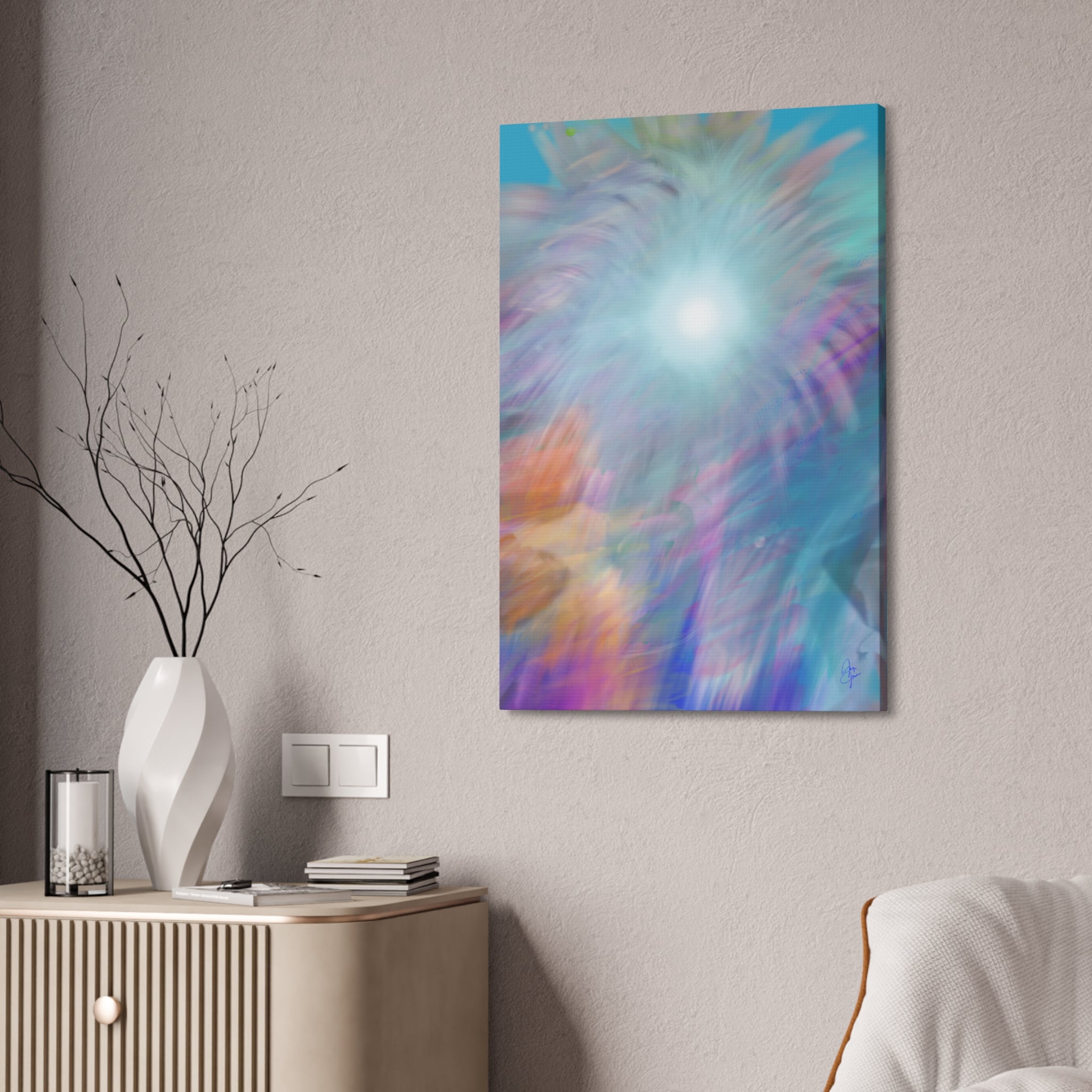 Be the Light Canvas Wall Art - Stretched 1.5"