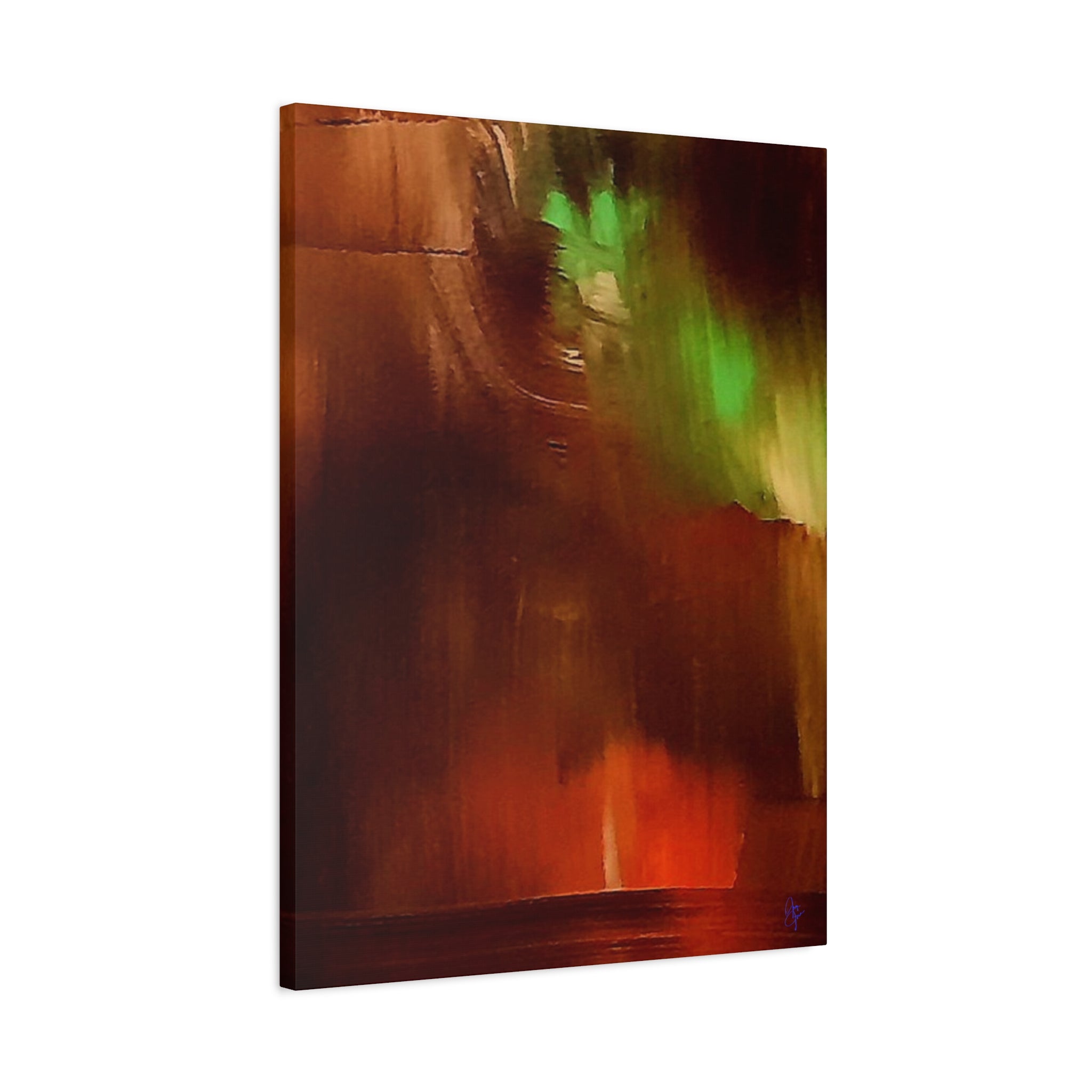 Sunset Sail Matte Canvas Wall Art — Abstract Sailing Into the Sunset (Stretched)
