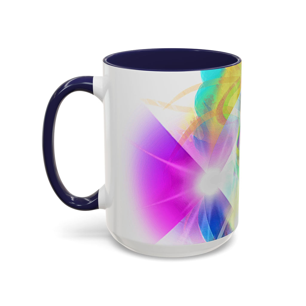 Colorful Heart Coffee Mug – Vibrant Abstract Love Accent Mug (11/15oz)