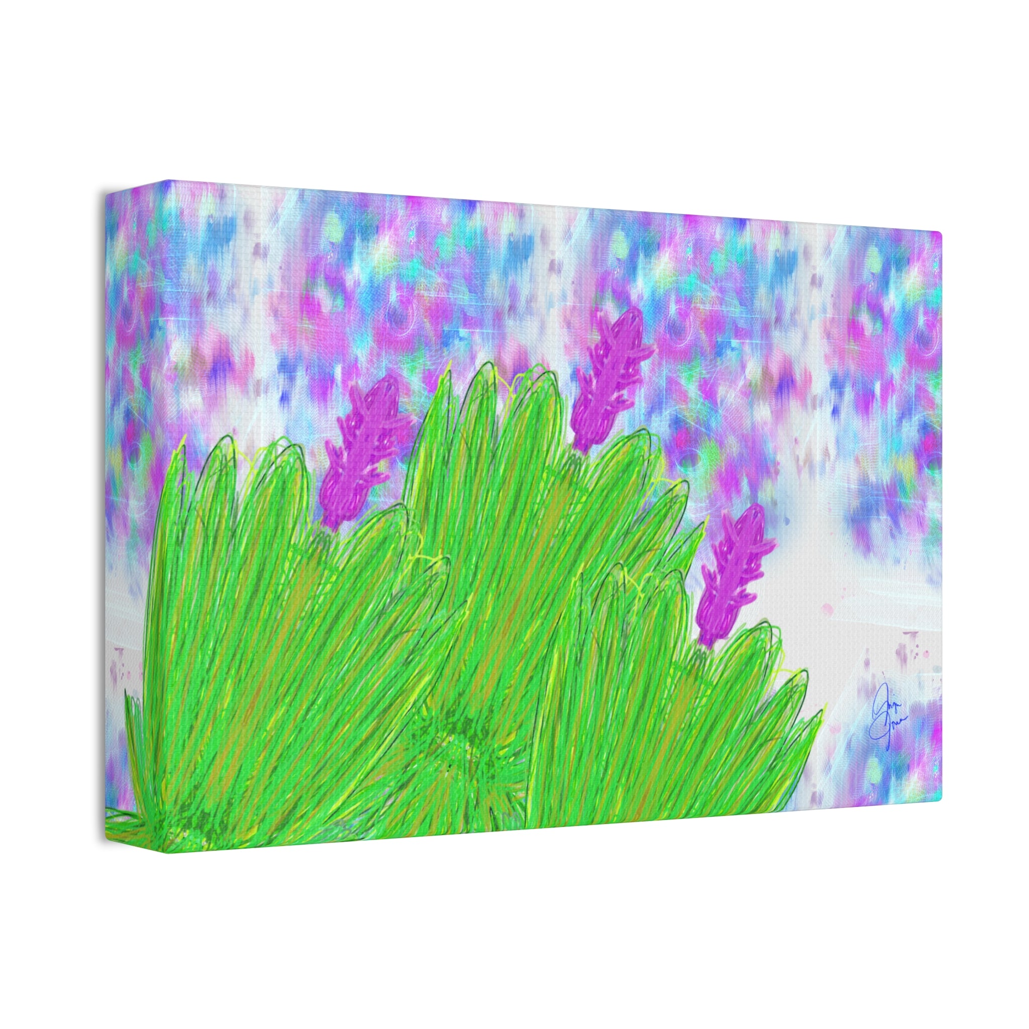 Canvas — Lavender Meadow Stretched Art Print