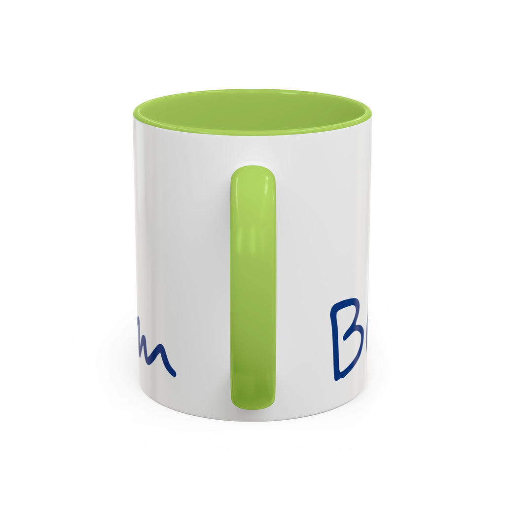 Beach Bum Coffee Mug — Colorful Retro Skull Design (11/15oz)