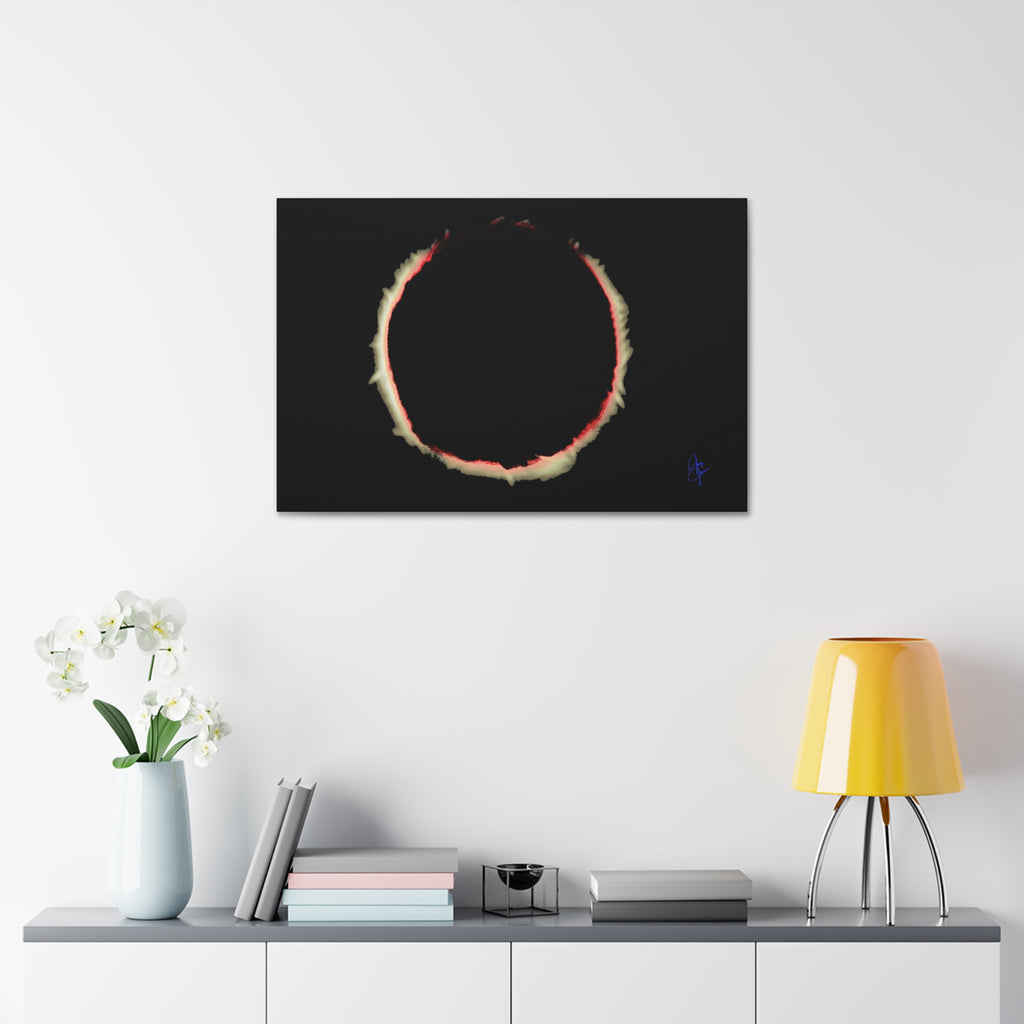 Solar Eclipse Canvas Stretched 1.5" — Wall Art Print