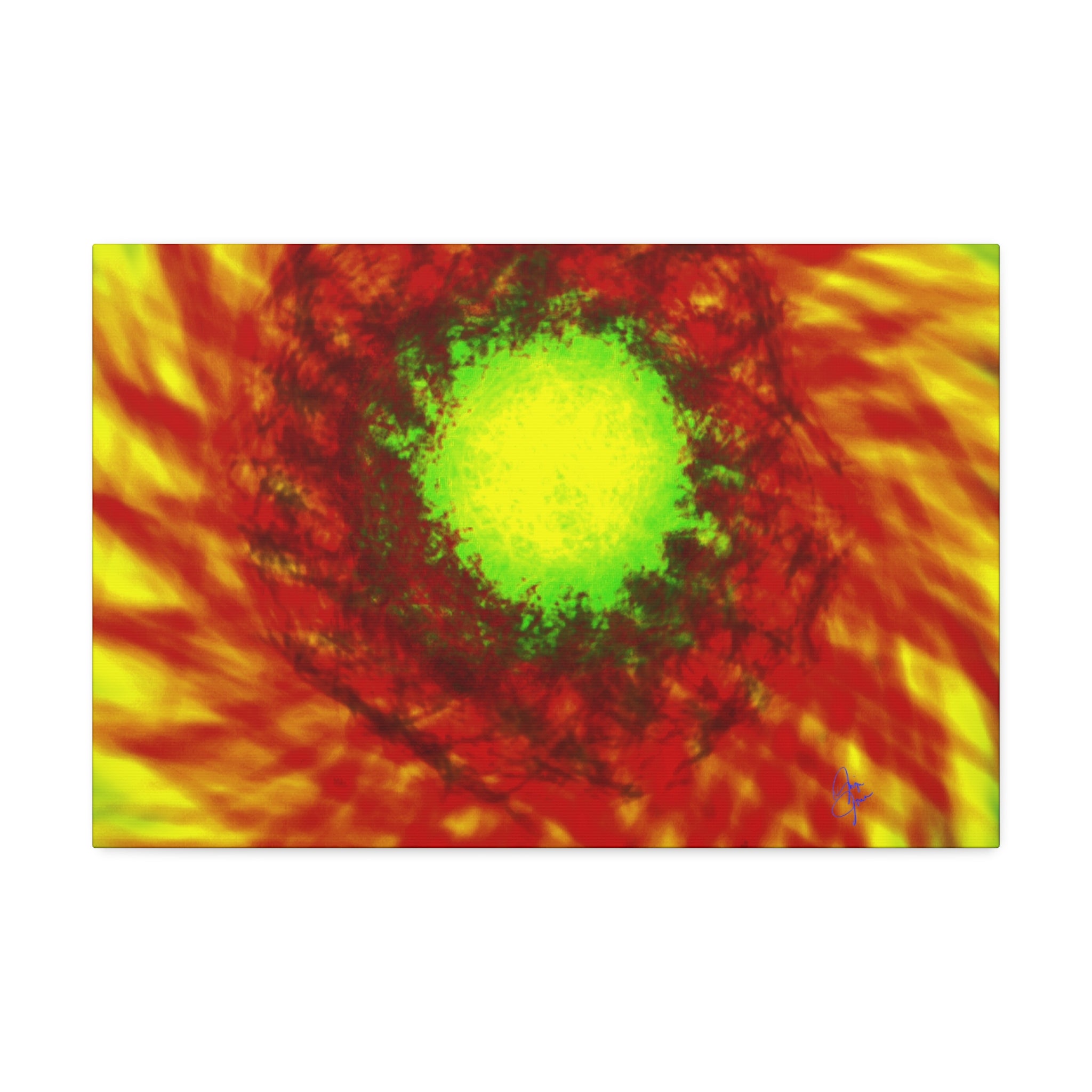 Glowing Blossom Canvas Stretched 1.5"