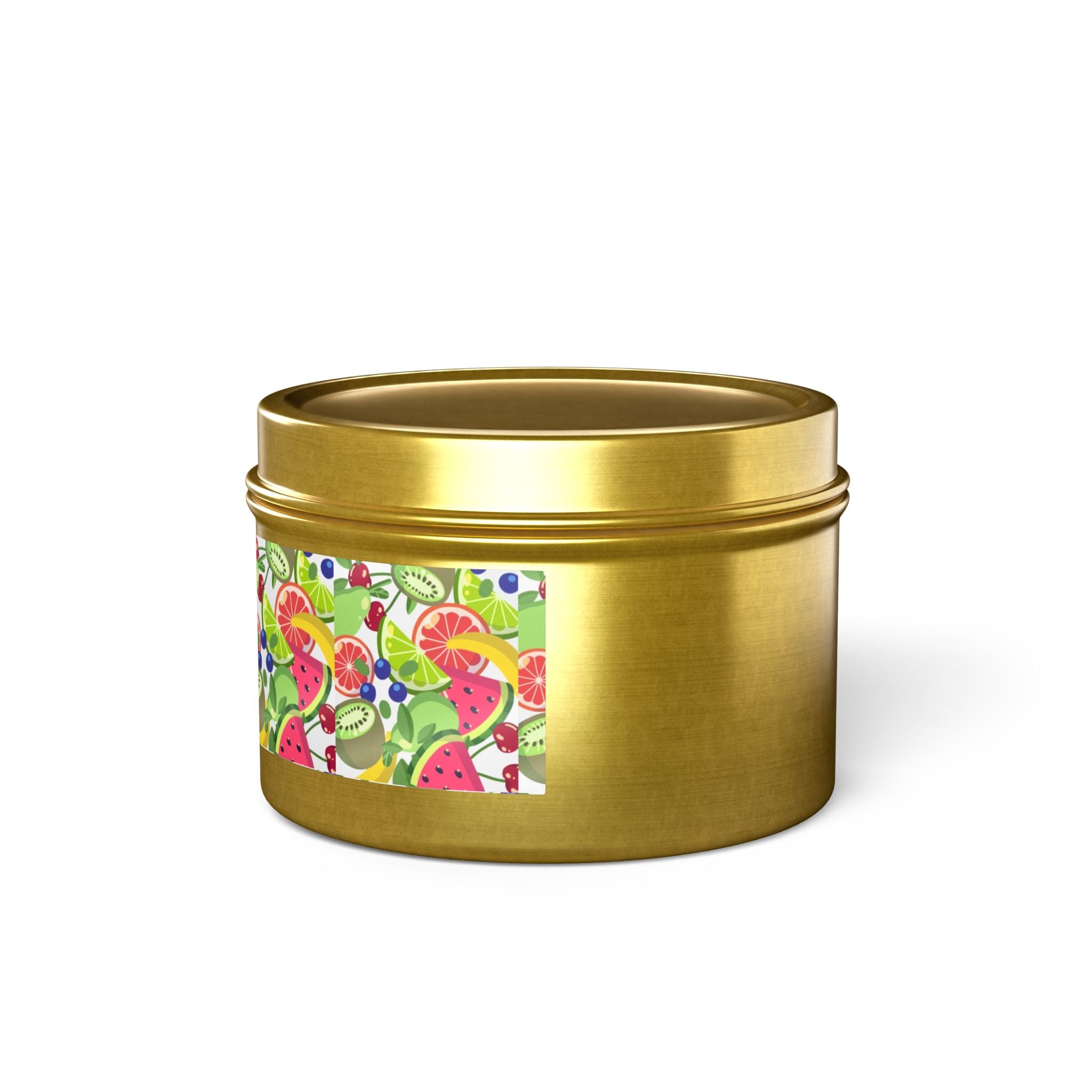 Tin Candle — Angie’s Soul Tropical Fruit Scented Tin Candle