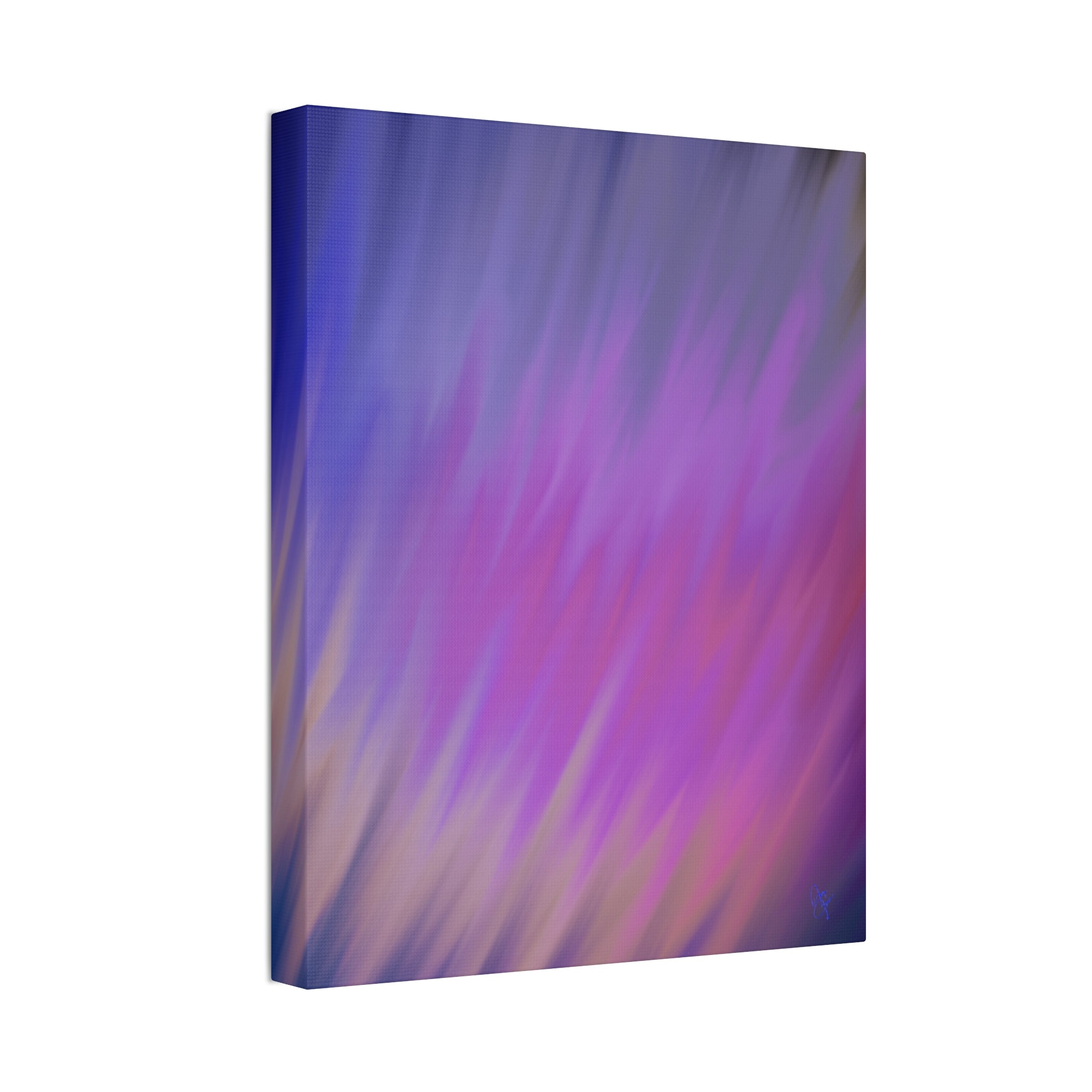 Abstract Purple Gradient Canvas Wall Art — Stretched 1.5"