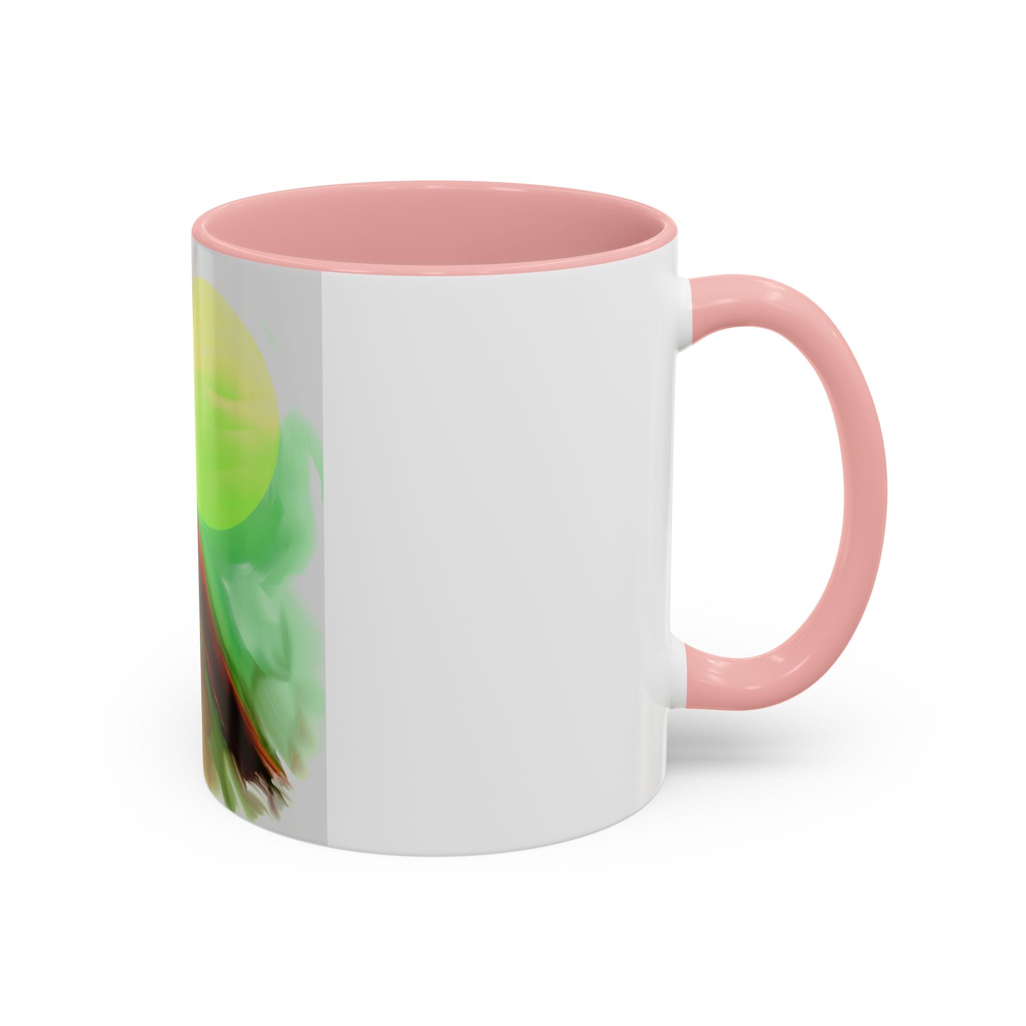 Cardinal Bird Accent Coffee Mug — Red Cardinal Sunrise Art Ceramic Mug (11/15 oz)