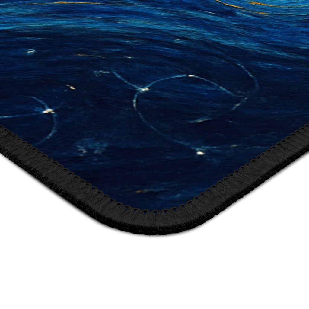 Gaming Mouse Pad — Starry Night Galaxy Swirl Design