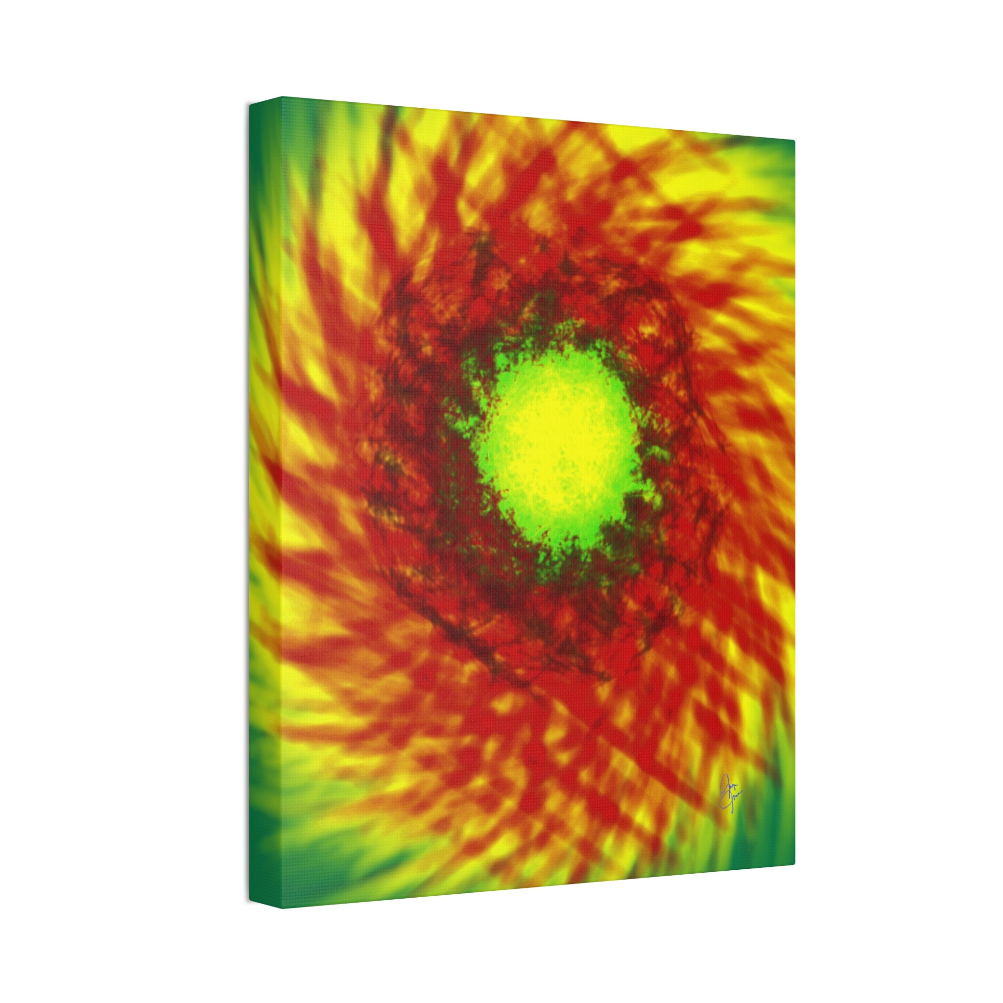 Glowing Blossom Canvas Stretched 1.5"