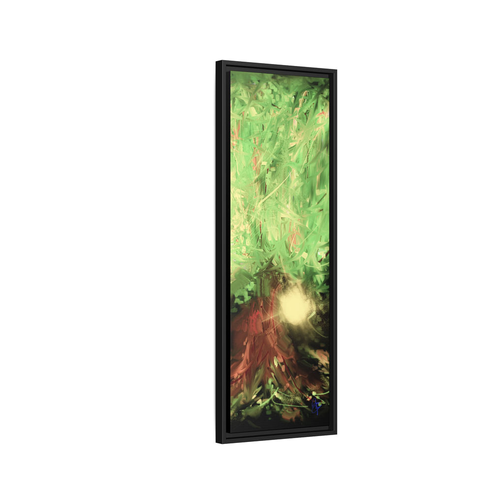 Sunset Tree Matte Canvas Framed Wall Art