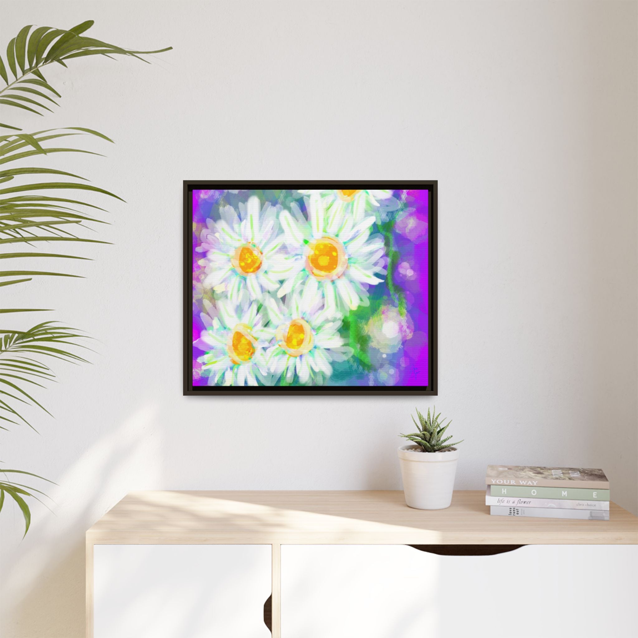 Matte Canvas, Framed (Multi-color)