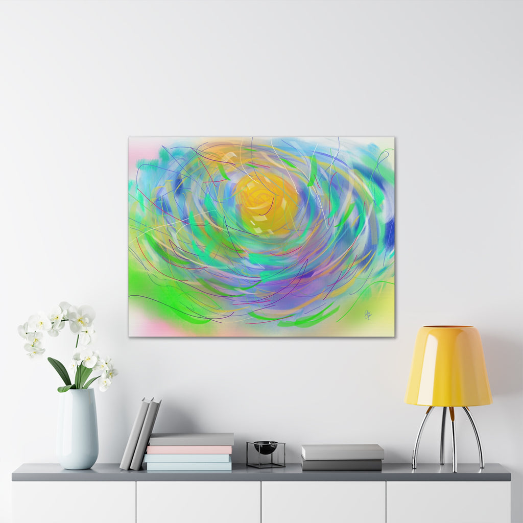 Abstract Floral Canvas