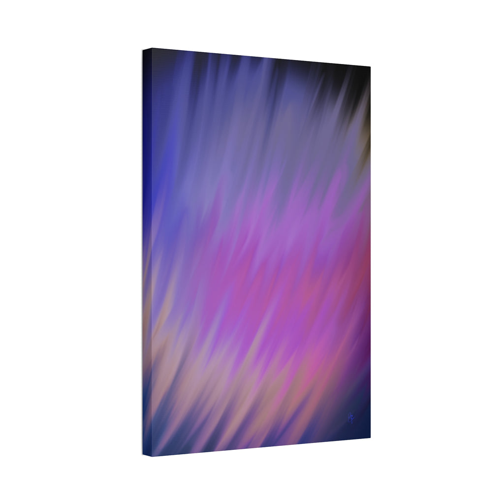 Abstract Purple Gradient Canvas Wall Art — Stretched 1.5"