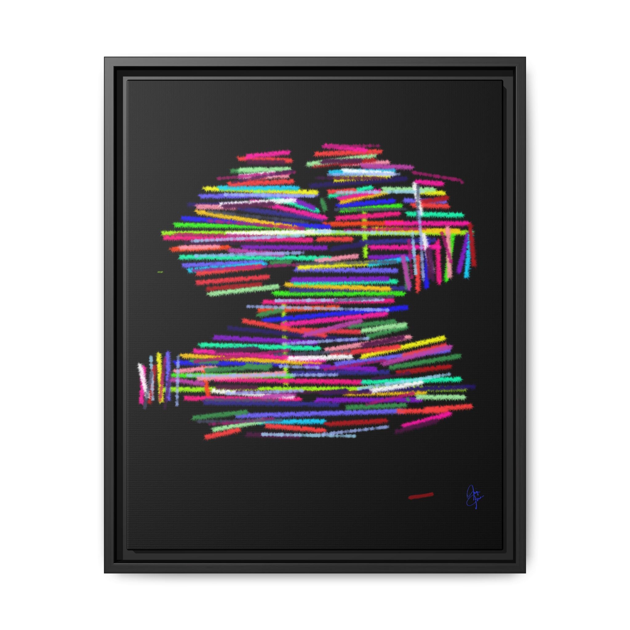 Balancing Life Matte Canvas Print (Framed)