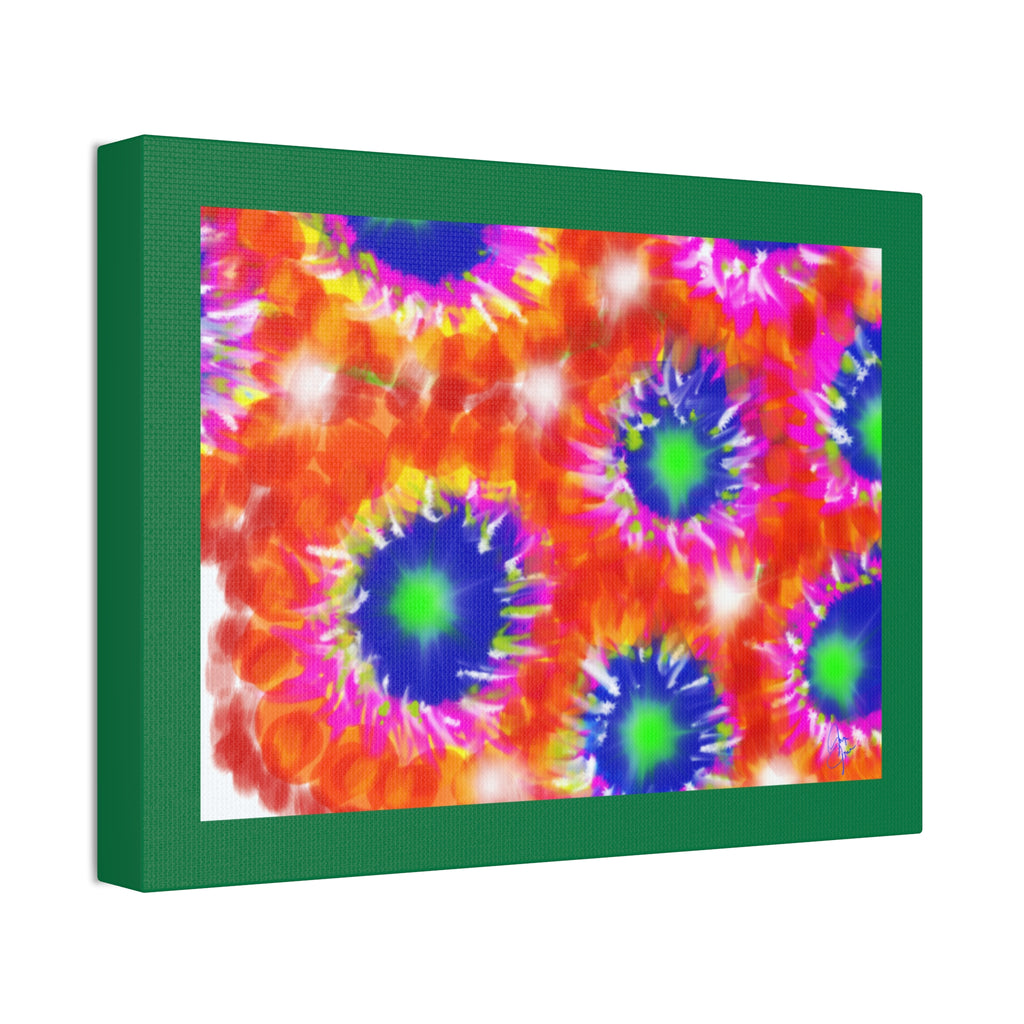 Tie-Dye Burst Canvas Print — Vibrant Abstract Wall Art