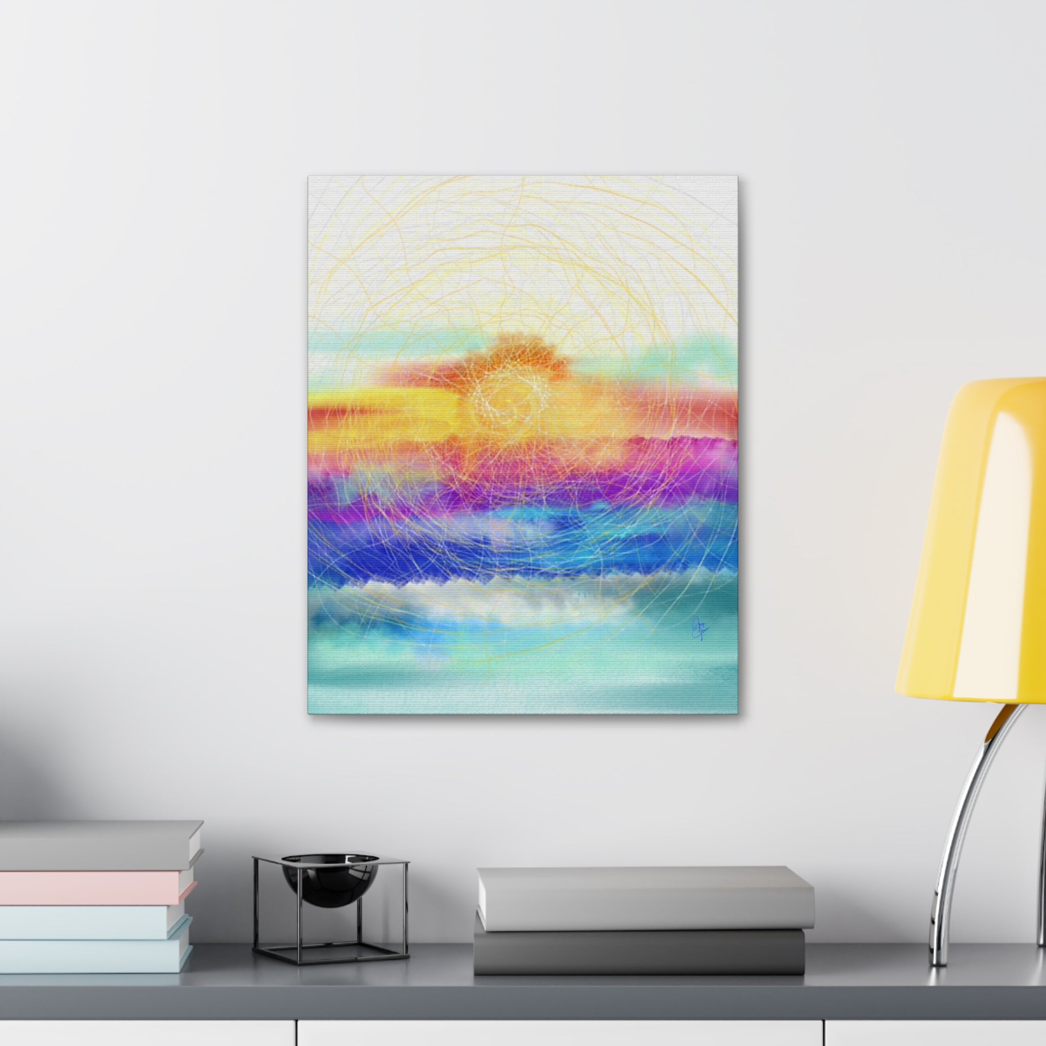 Sunrise Radiance Canvas