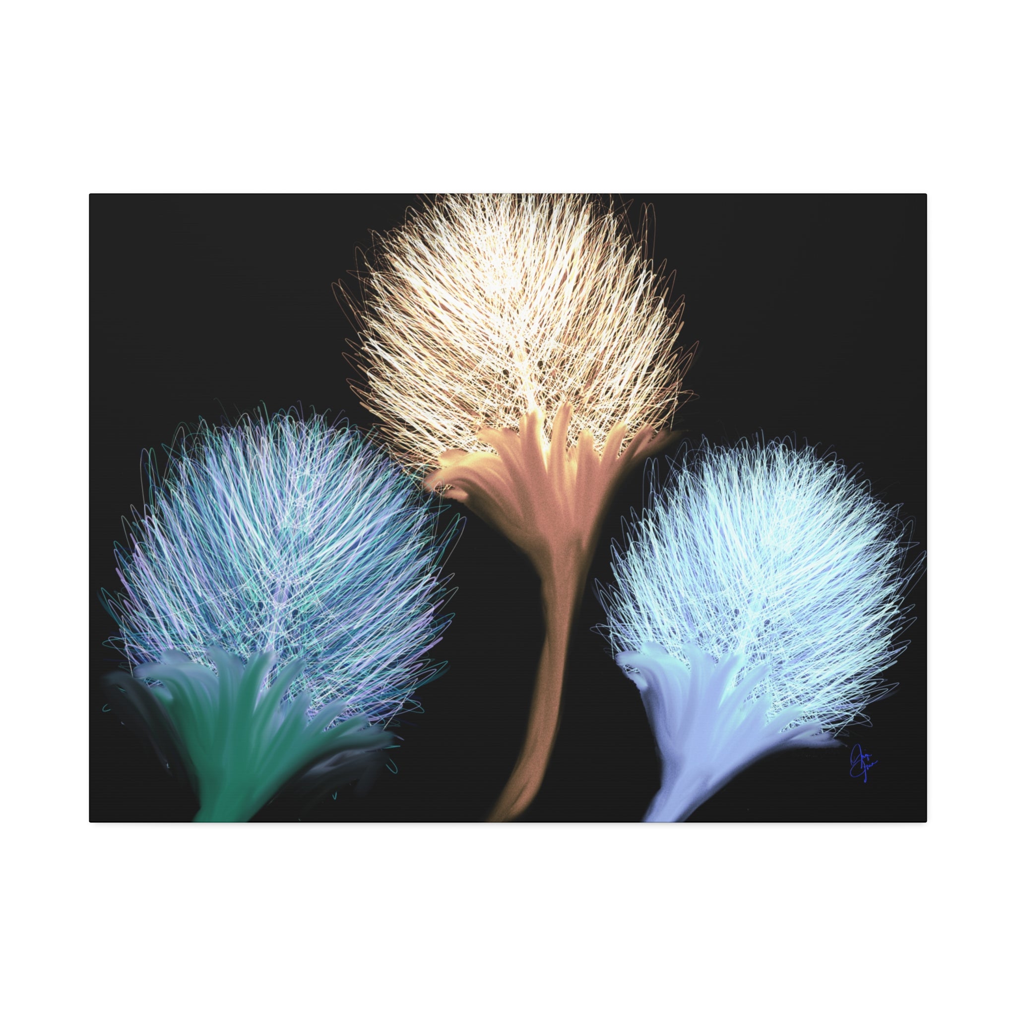 Floral Frond Canvas