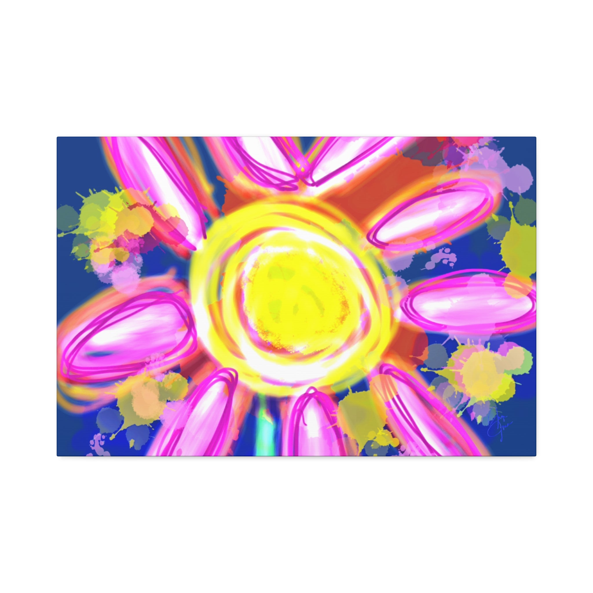 Bright Sunshine Daisy Canvas