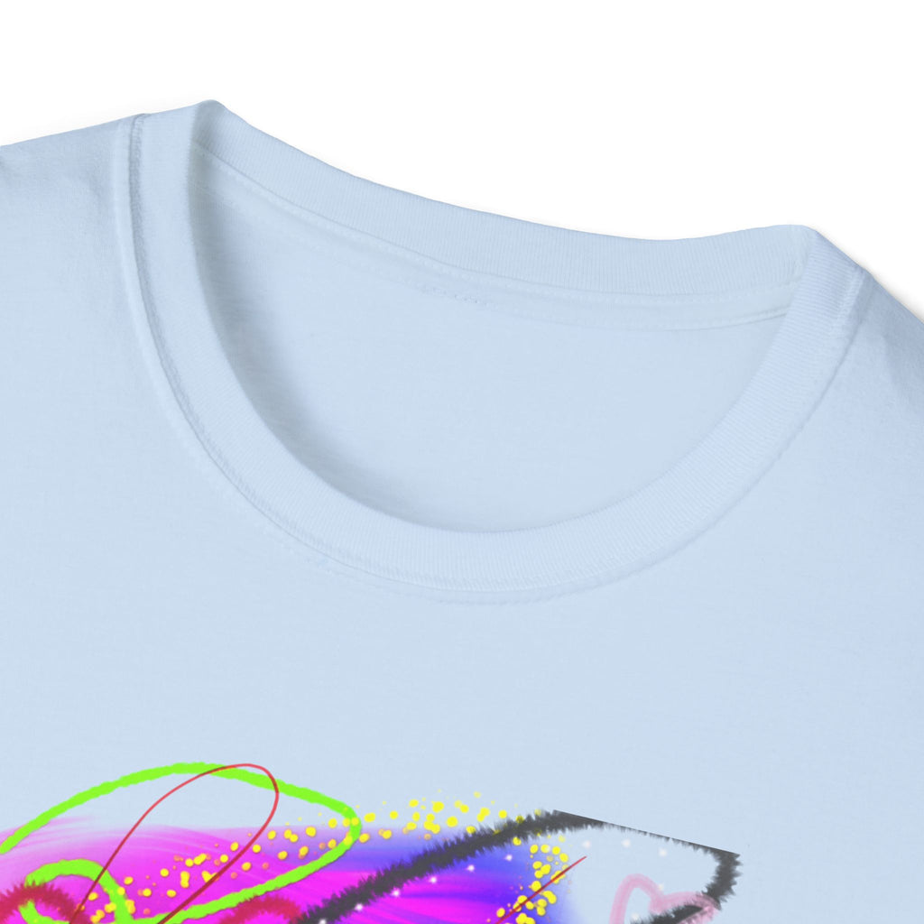 Abstract Neon Love T-Shirt — Colorful Graffiti Art Tee