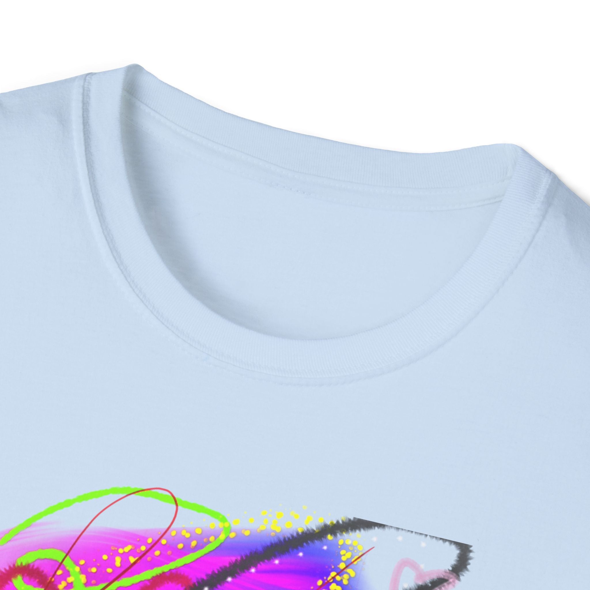 Abstract Neon Love T-Shirt — Colorful Graffiti Art Tee