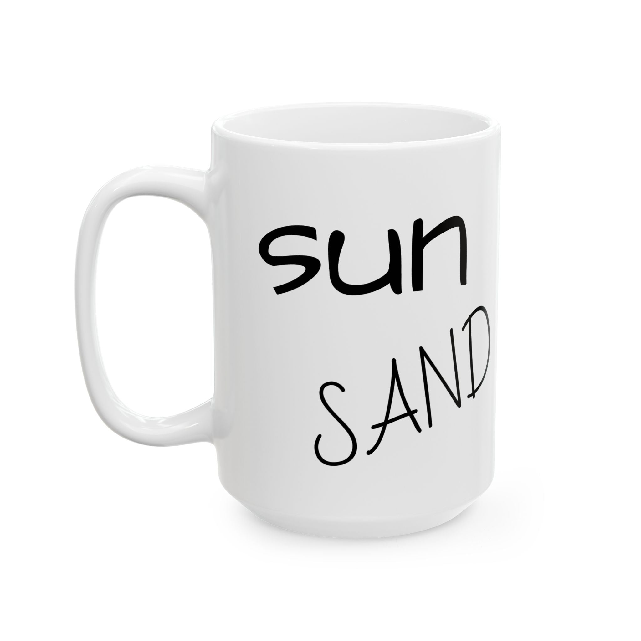 Beach Vibes Ceramic Mug - Perfect for Summer Sips