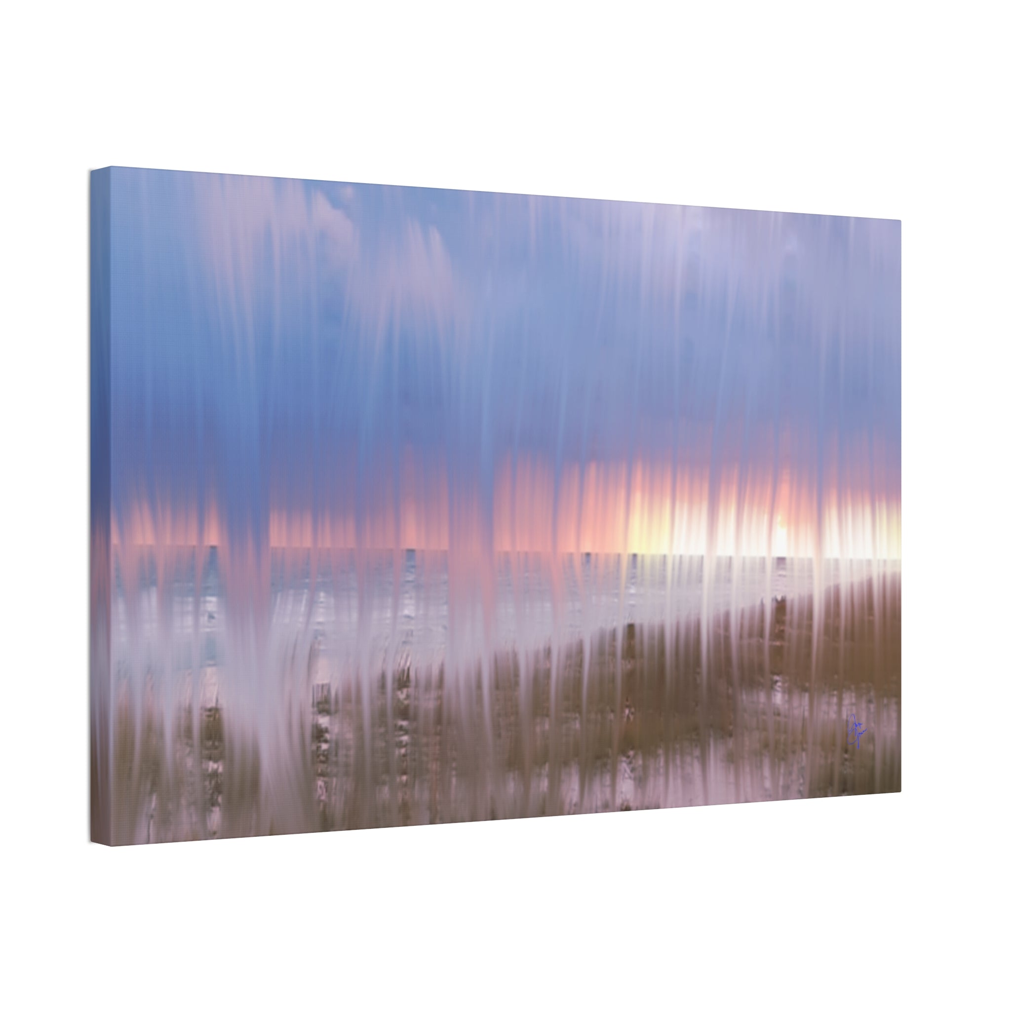 Abstract Sunset Canvas Print — Stretched 1.5"