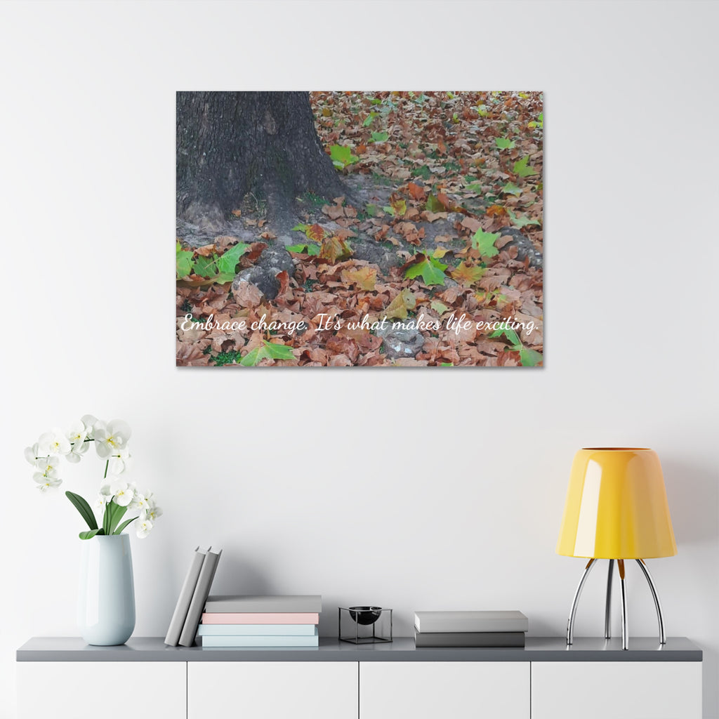 Autumn Leaves Canvas Print — Stretched 1.5" Fall Wall Art