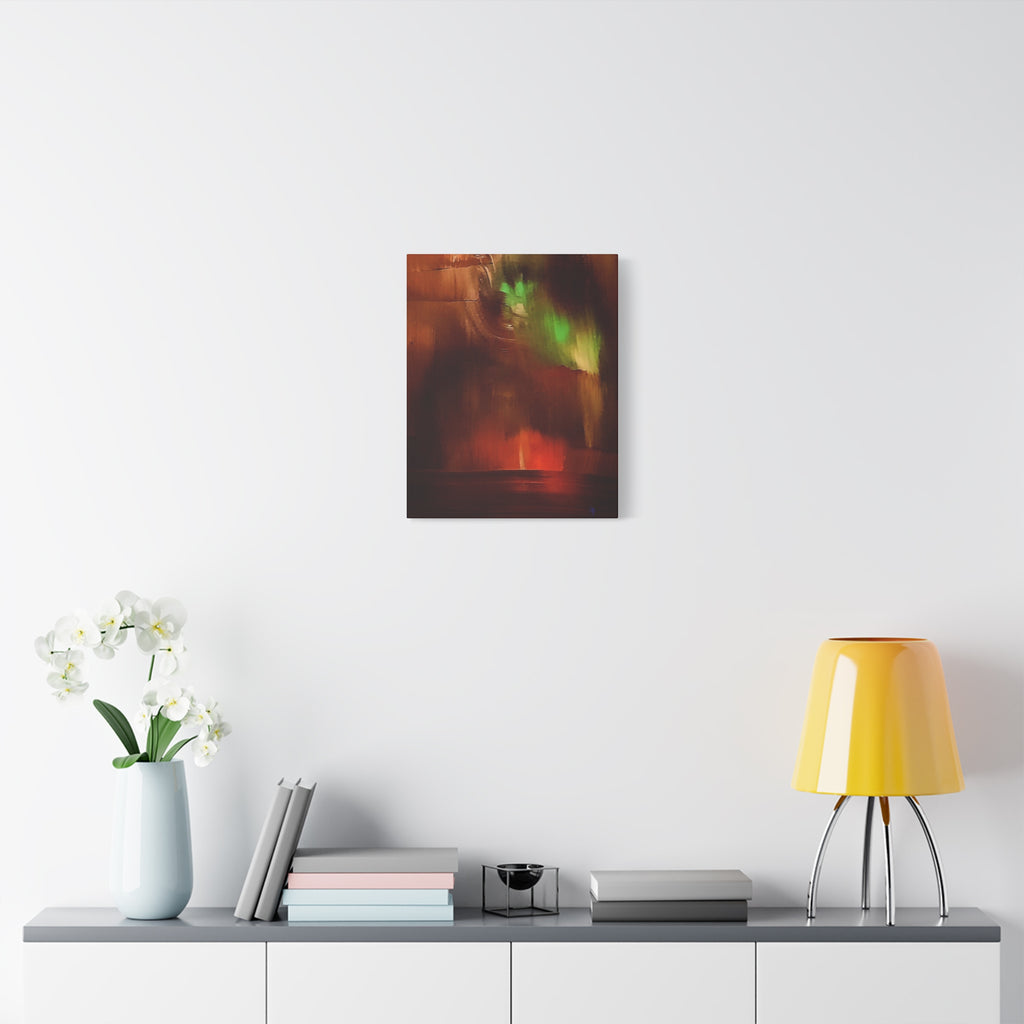 Sunset Sail Matte Canvas Wall Art — Abstract Sailing Into the Sunset (Stretched)