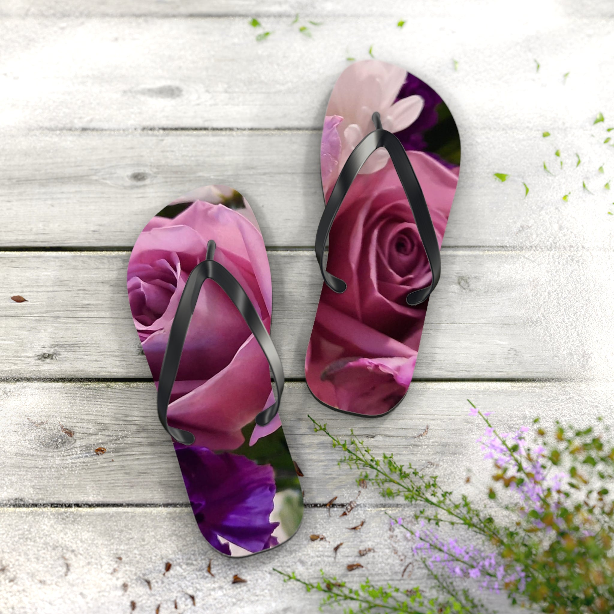 Floral Flip Flops - Perfect for Summer Vibes and Beach Days