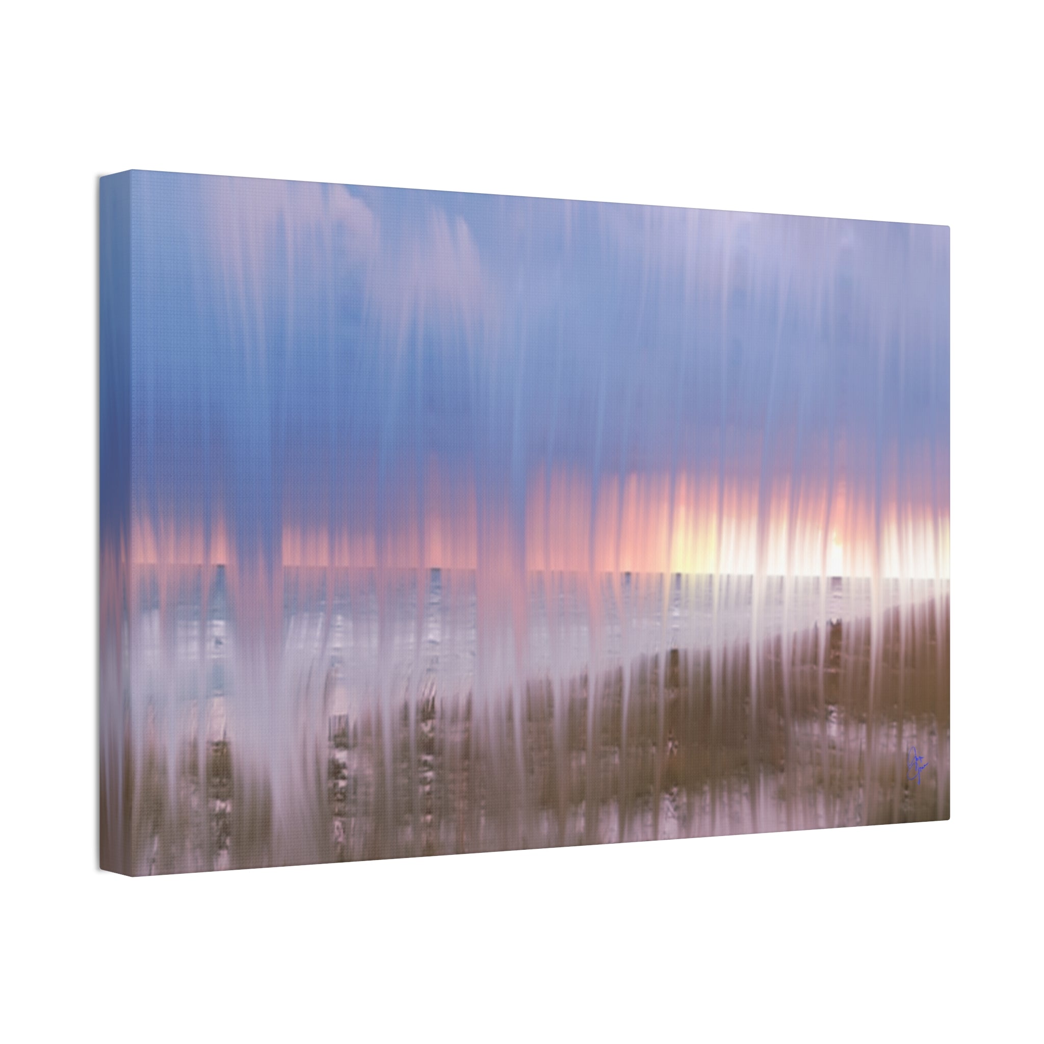 Abstract Sunset Canvas Print — Stretched 1.5"
