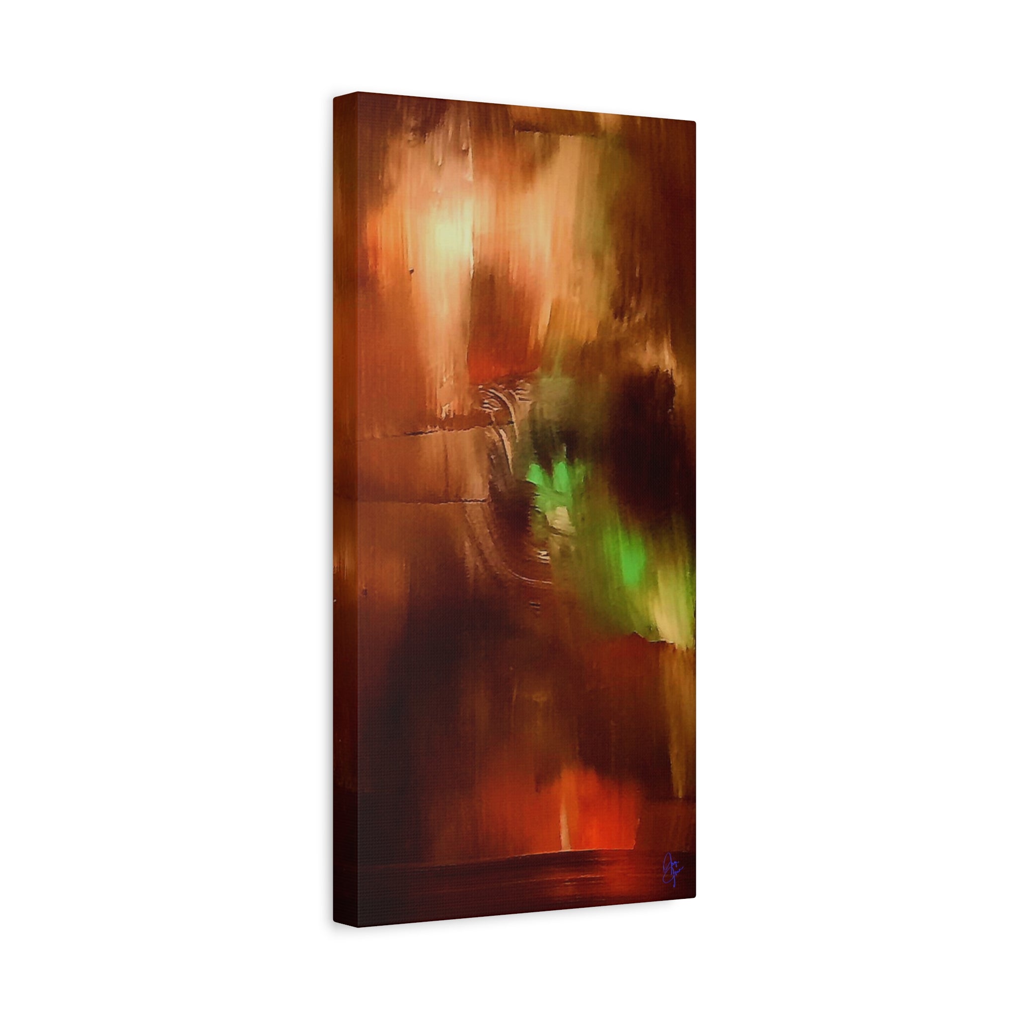 Sunset Sail Matte Canvas Wall Art — Abstract Sailing Into the Sunset (Stretched)