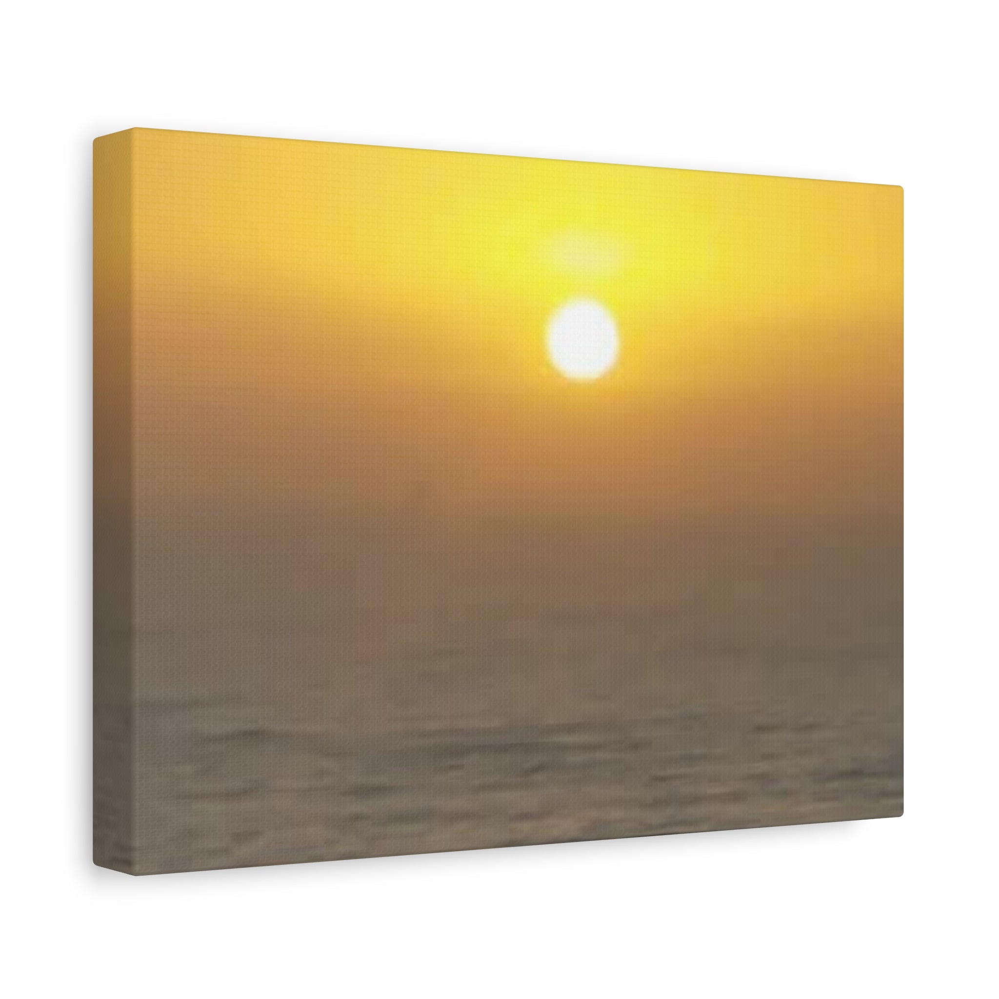 Sunset Ocean Canvas Art Print