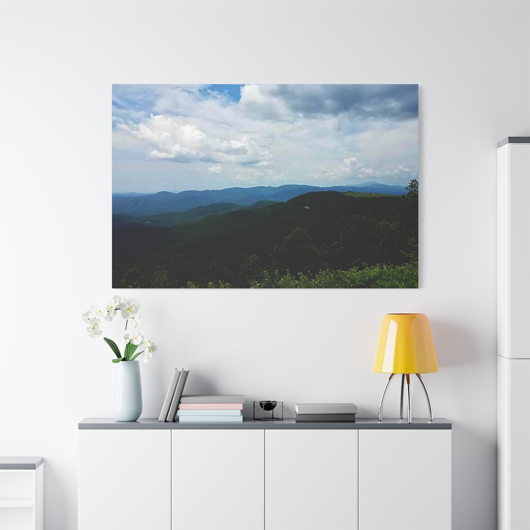 Blue Ridge Mountains Canvas Print — Matte Stretched Wall Art