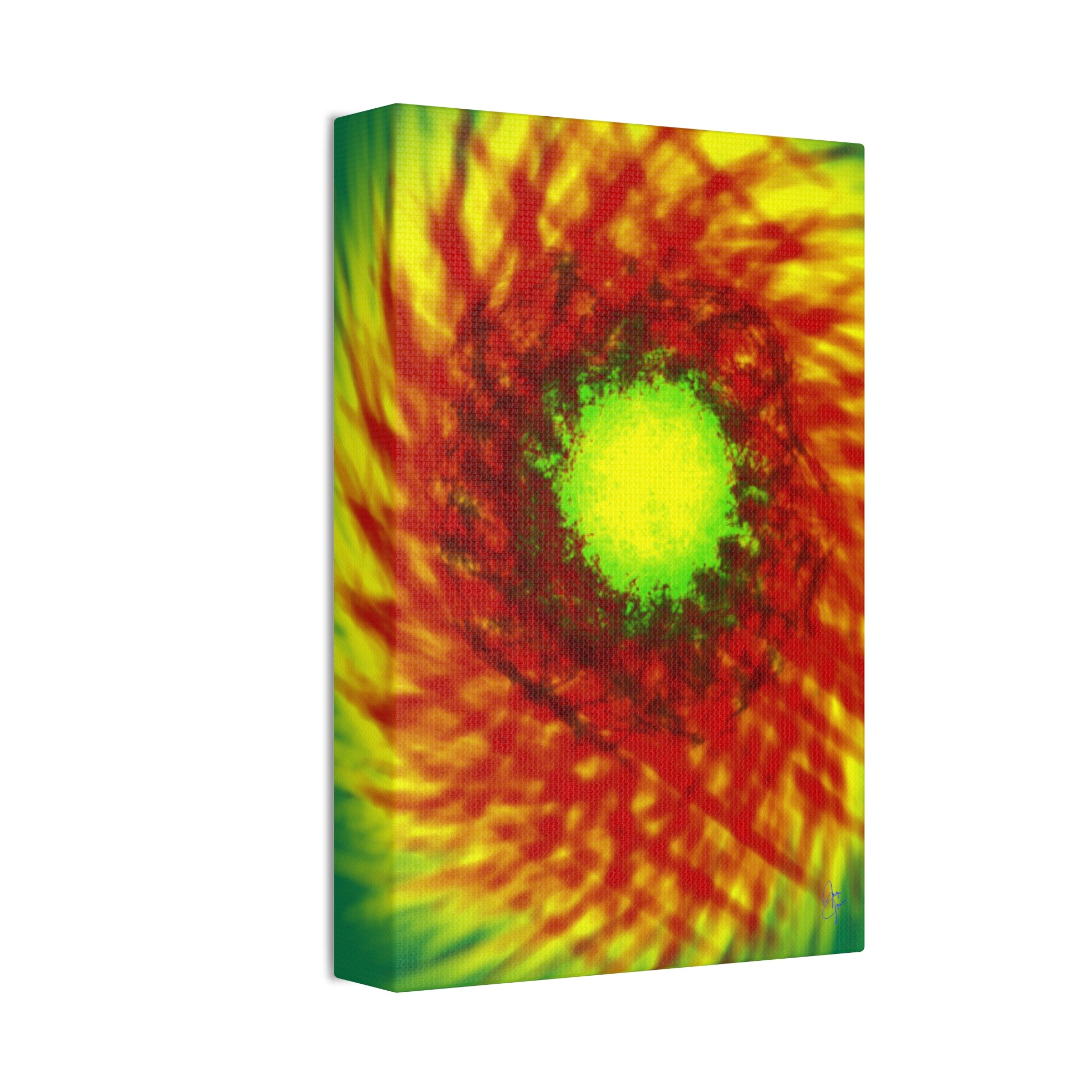 Glowing Blossom Canvas Stretched 1.5"