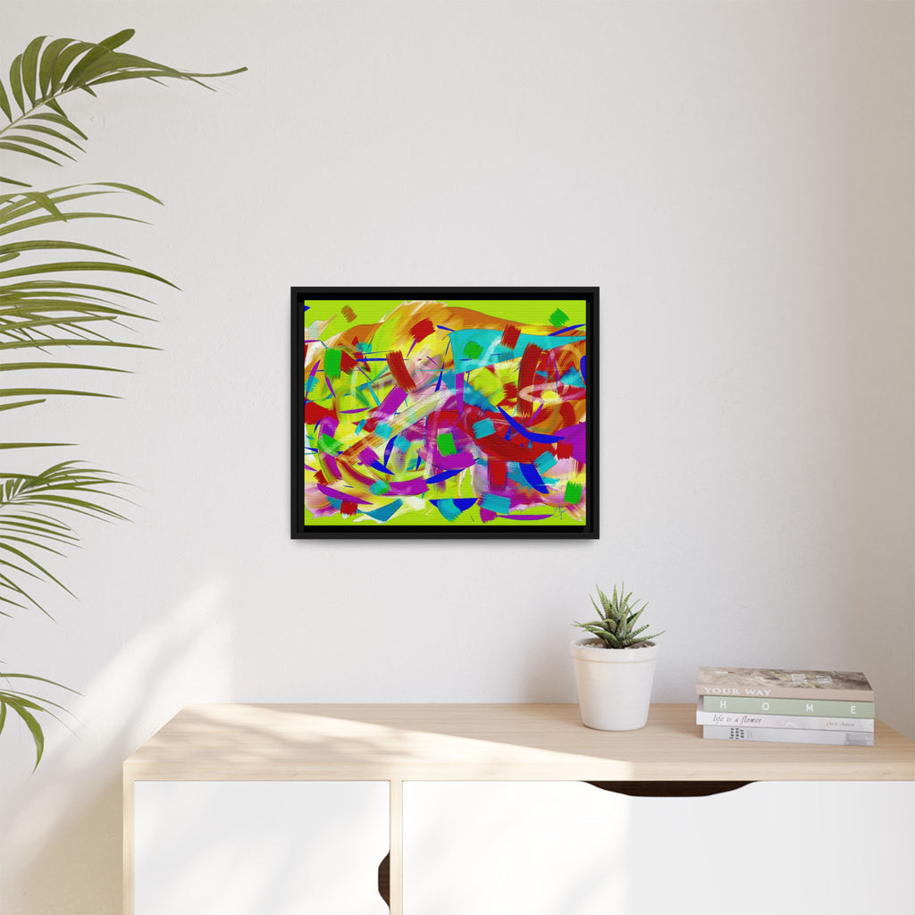 Matte Canvas, Framed (Multi-color)