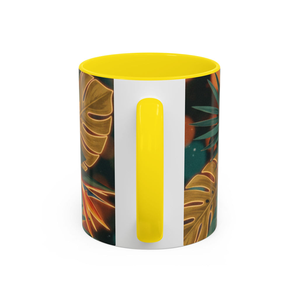 Hibiscus Tropical Coffee Mug — Floral Island Accent Mug (11/15 oz)