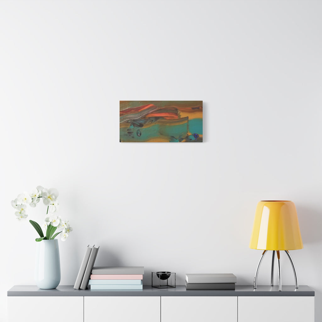 Abstract Colorwave Matte Canvas Print — Stretched 1.25" Wall Art