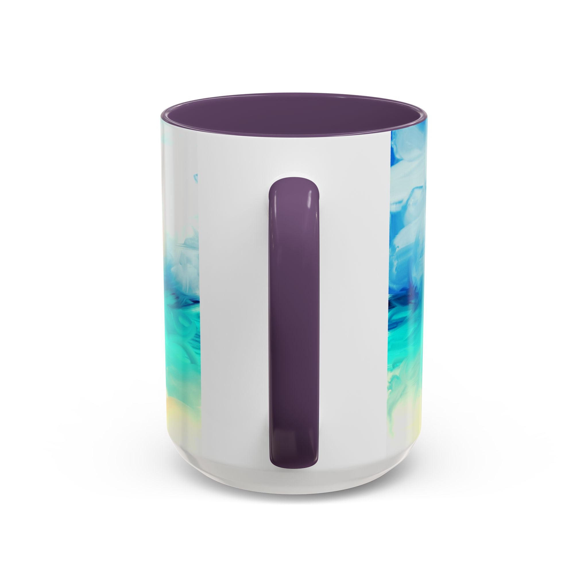 Beach Sunrise Accent Coffee Mug — Tropical Ocean Scene 11/15oz