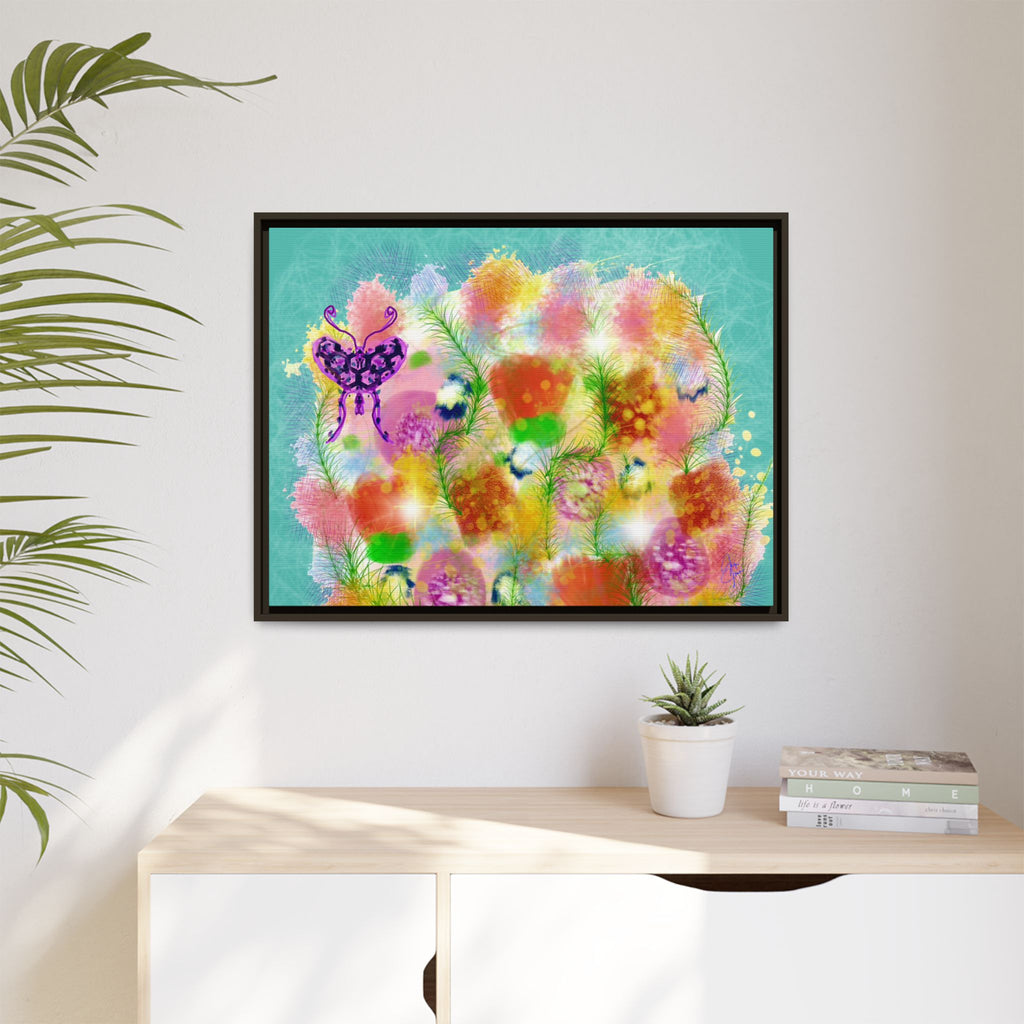Matte Canvas, Framed (Multi-color)