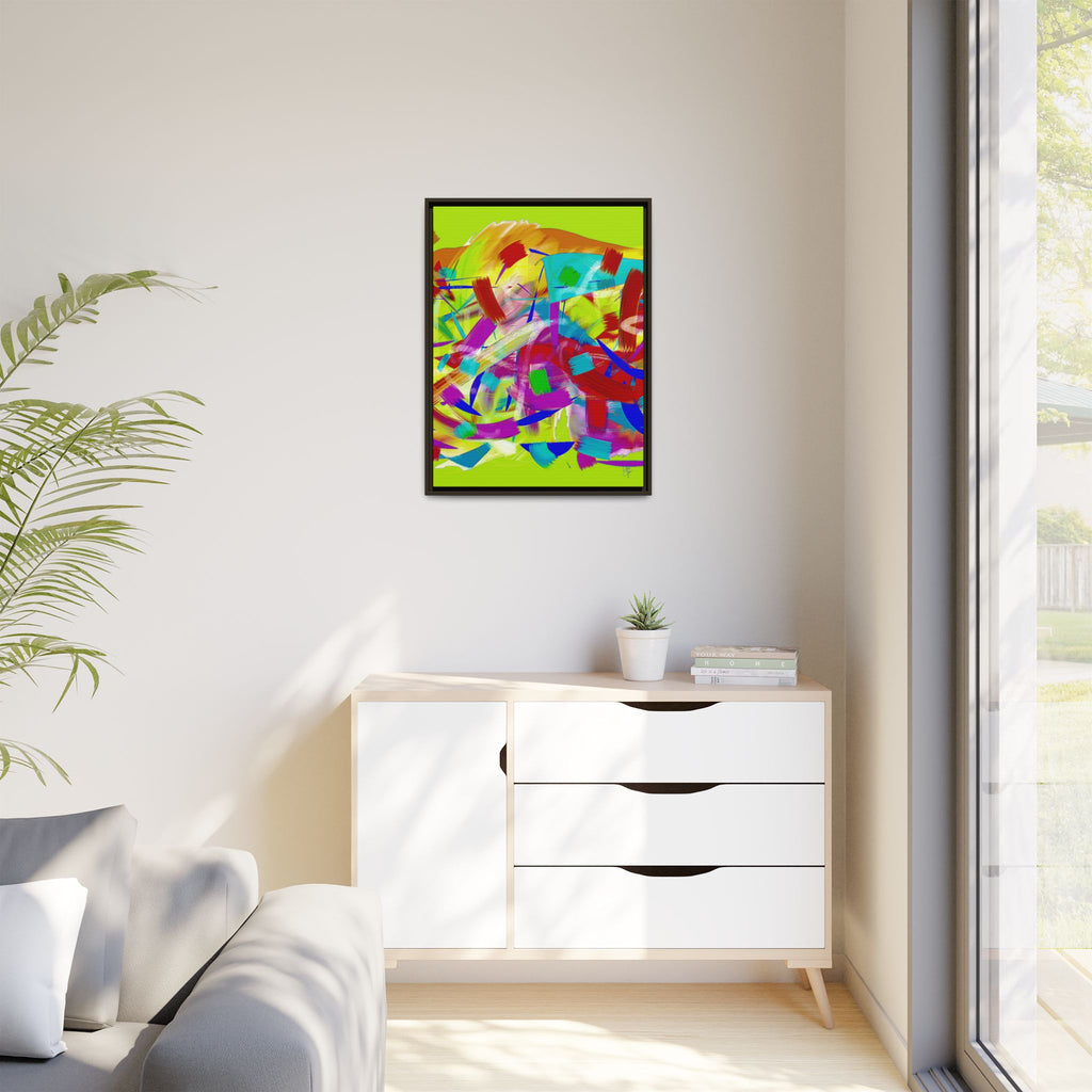 Matte Canvas, Framed (Multi-color)