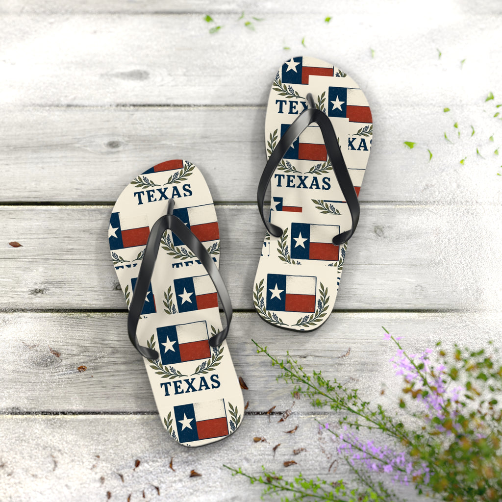 Texas Flag Flip Flops for Summer Fun