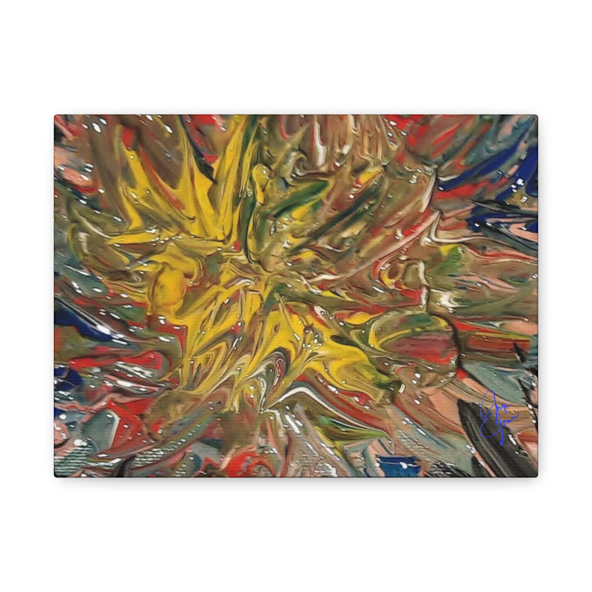 Vibrant Abstract Wall Art Canvas