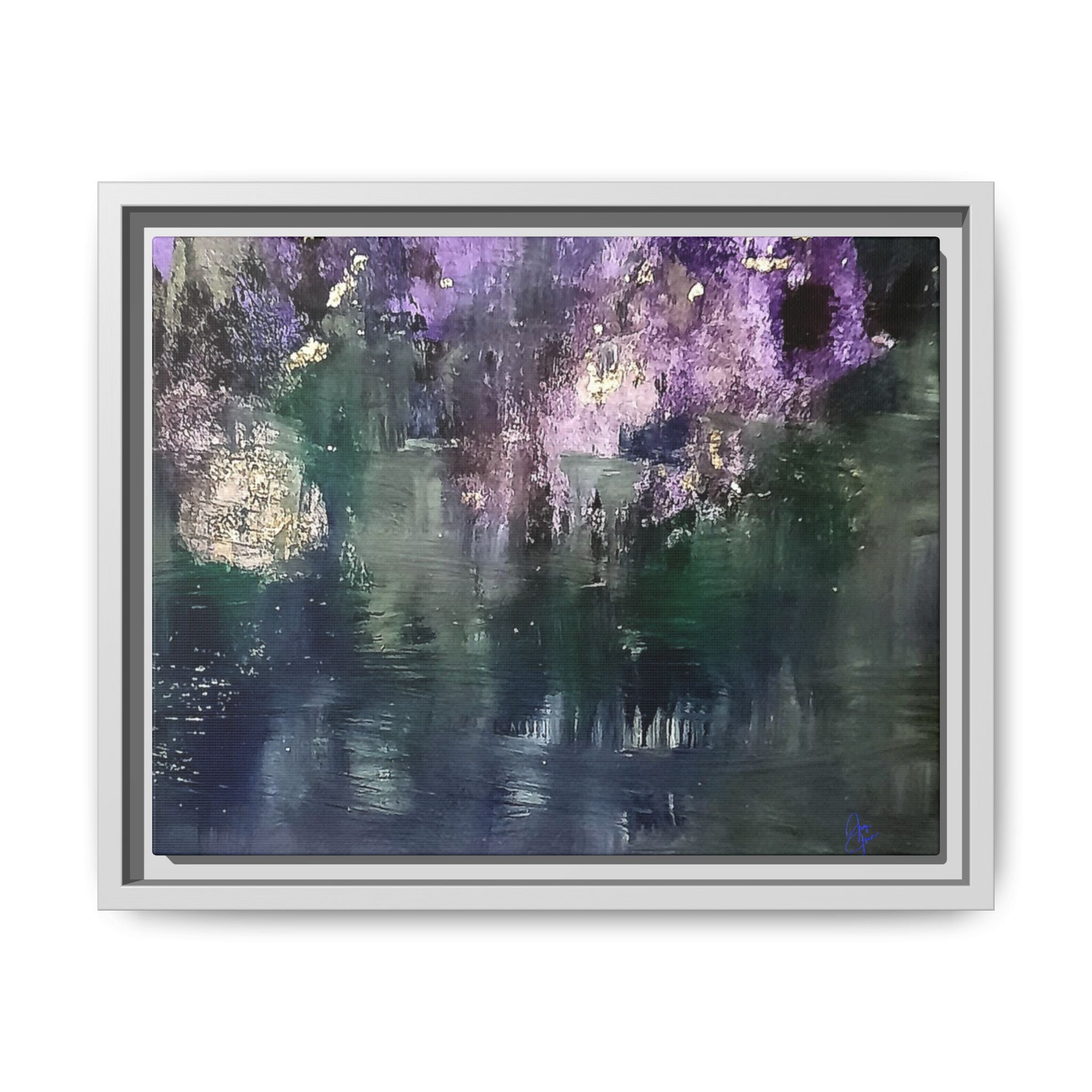 Impressionism Vibes Matte Canvas Print (Framed)