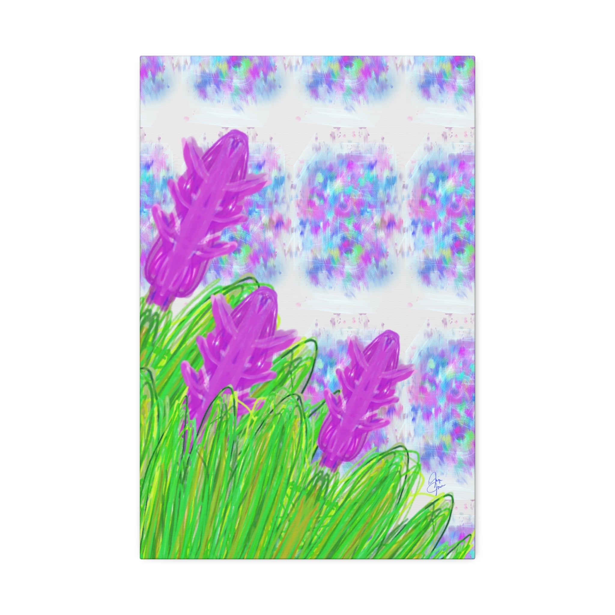 Canvas — Lavender Meadow Stretched Art Print