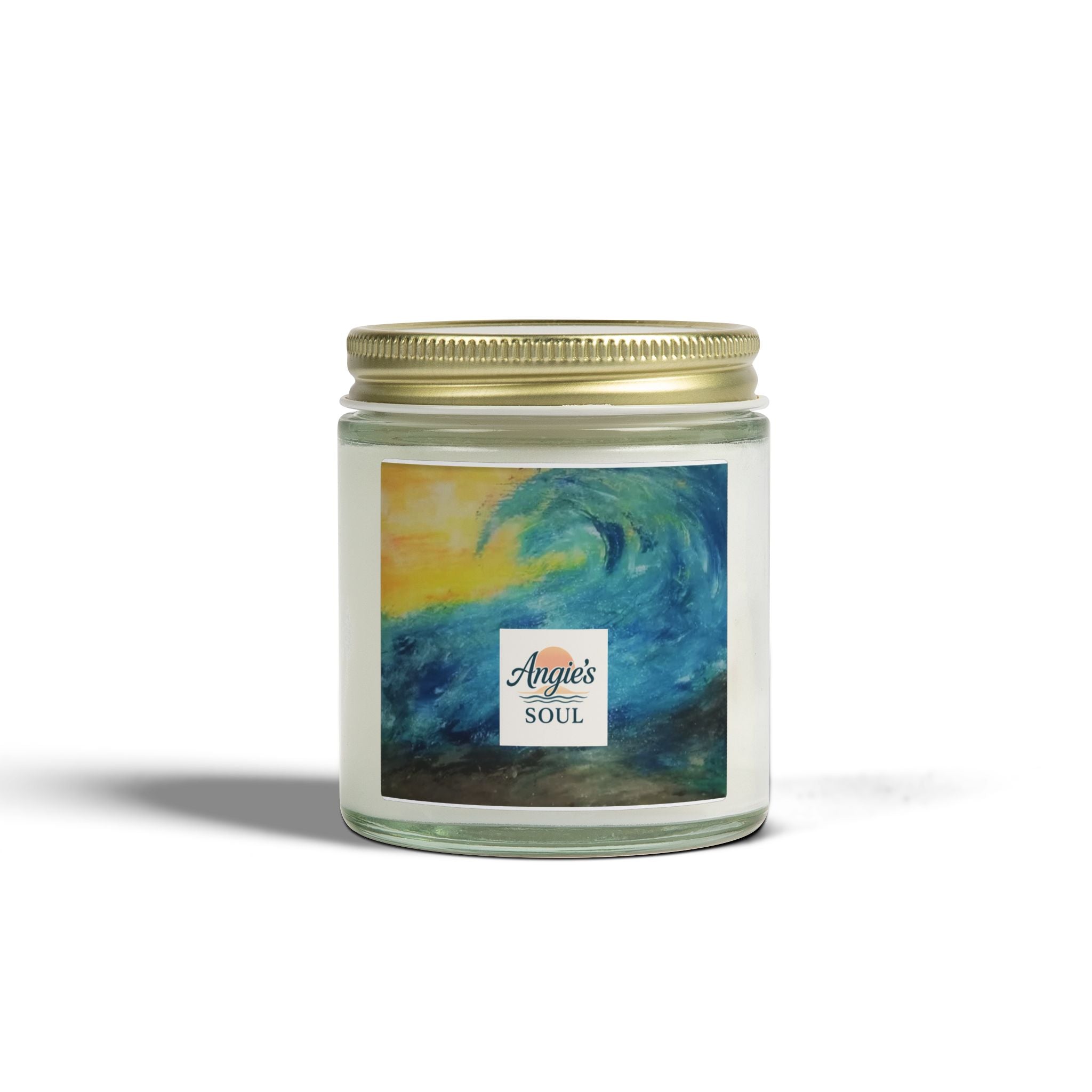 Coconut Apricot Soy Candle (4oz & 9oz) – Angie’s Soul Beach Wave Scent