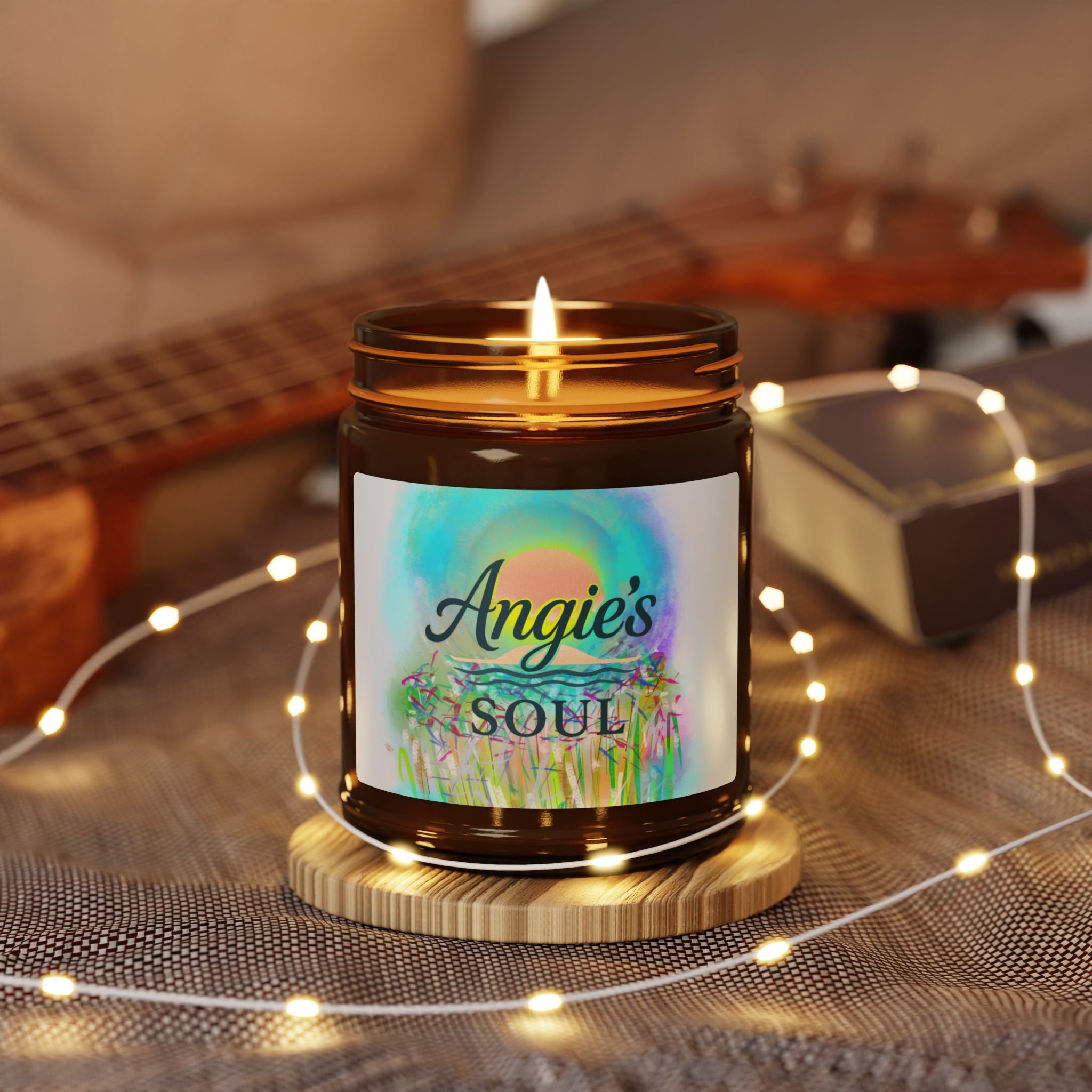 Angie's Soul Scented Soy Candle — Amber Jar (Multi-Size)