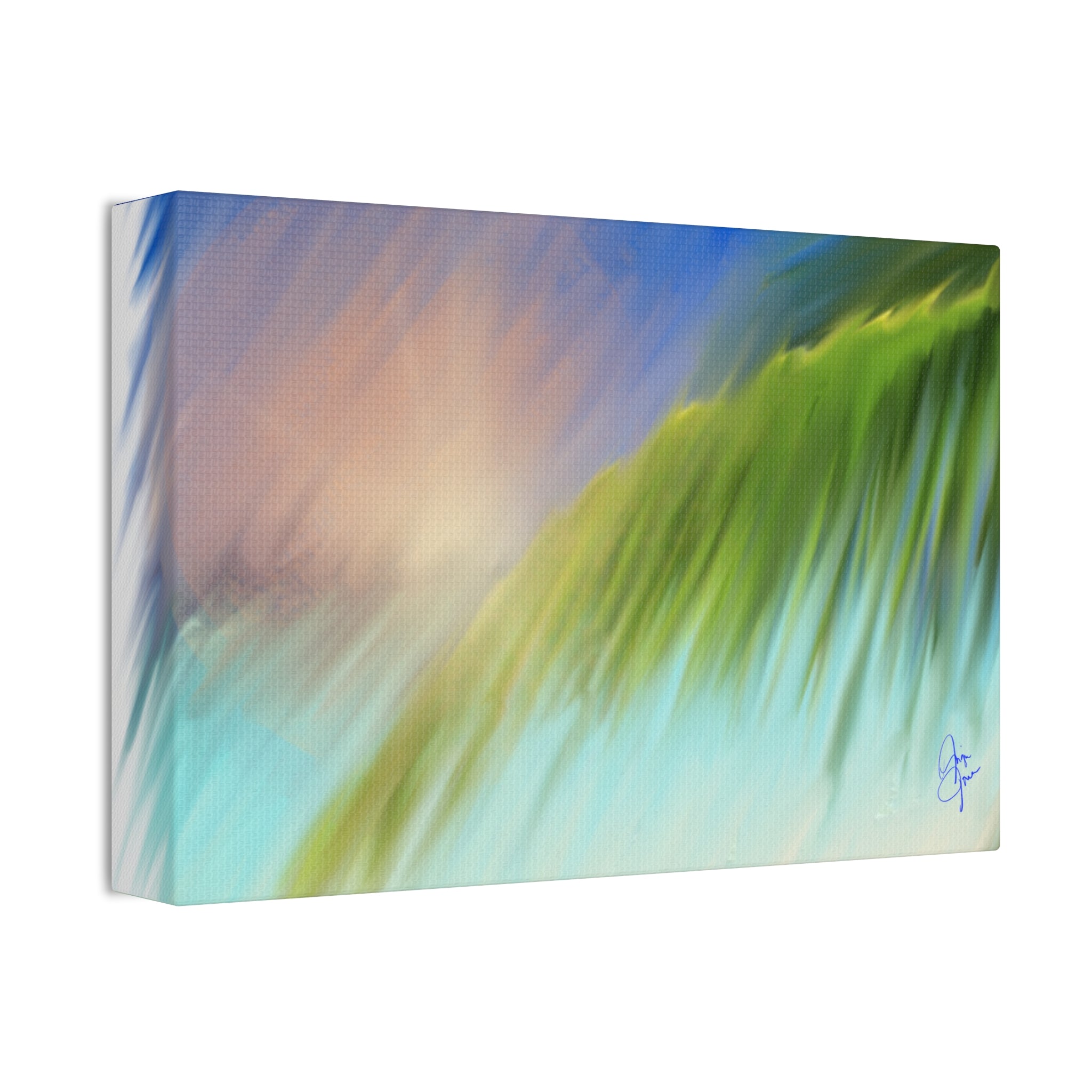 Abstract Seascape Canvas