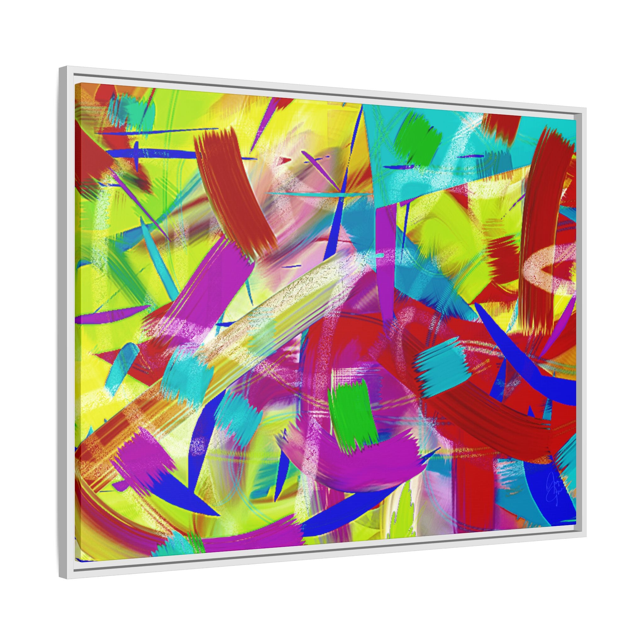 Matte Canvas, Framed (Multi-color)